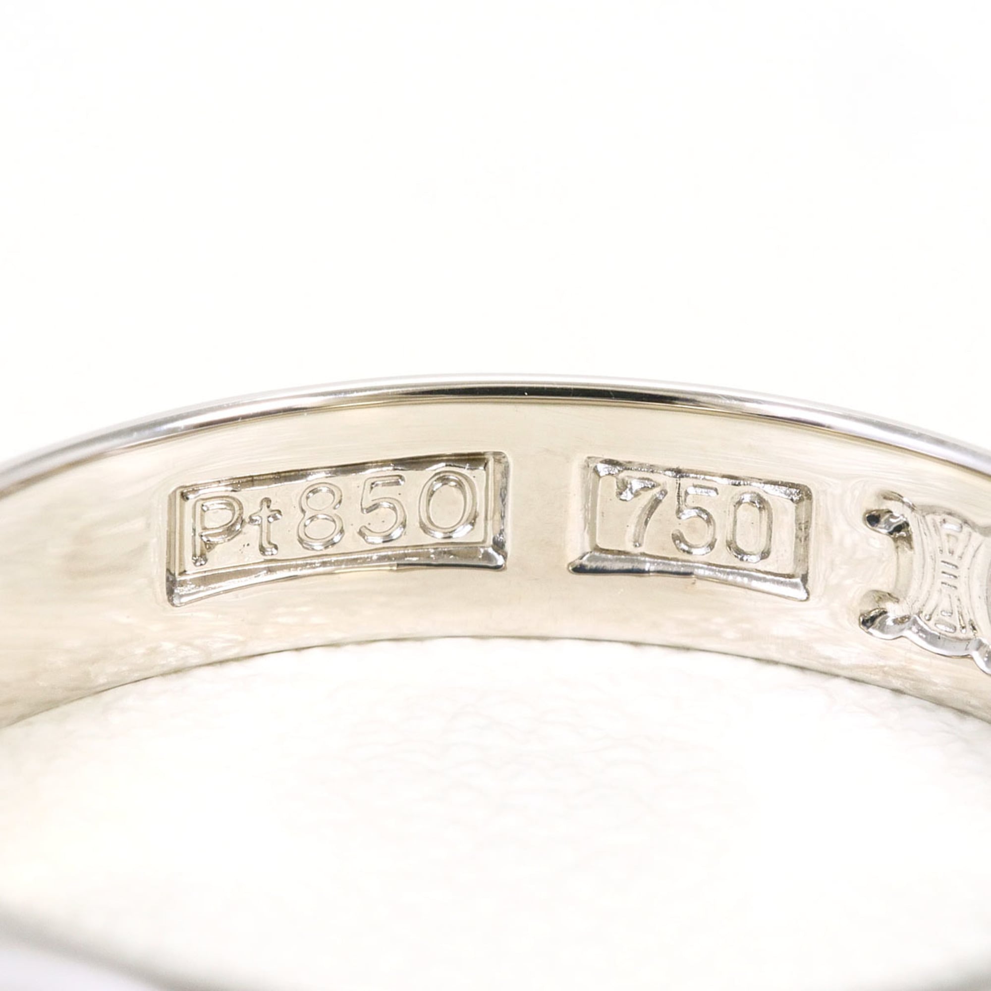 Celine Yellow Gold (18K) Platinum 850 Band Ring (Pre-Owned)