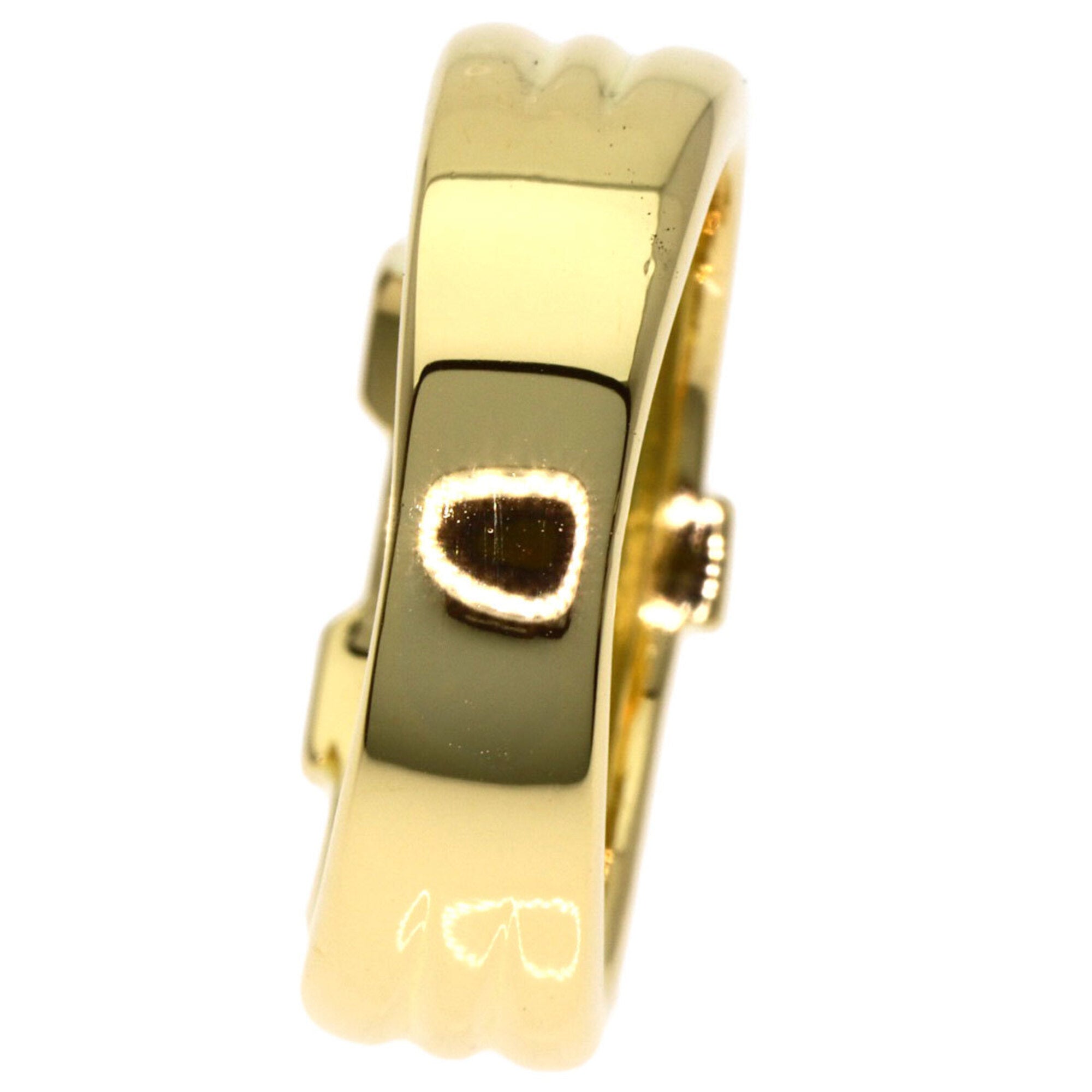 Yves Saint Laurent Yellow Gold (18K) Band Ring (Pre-Owned)