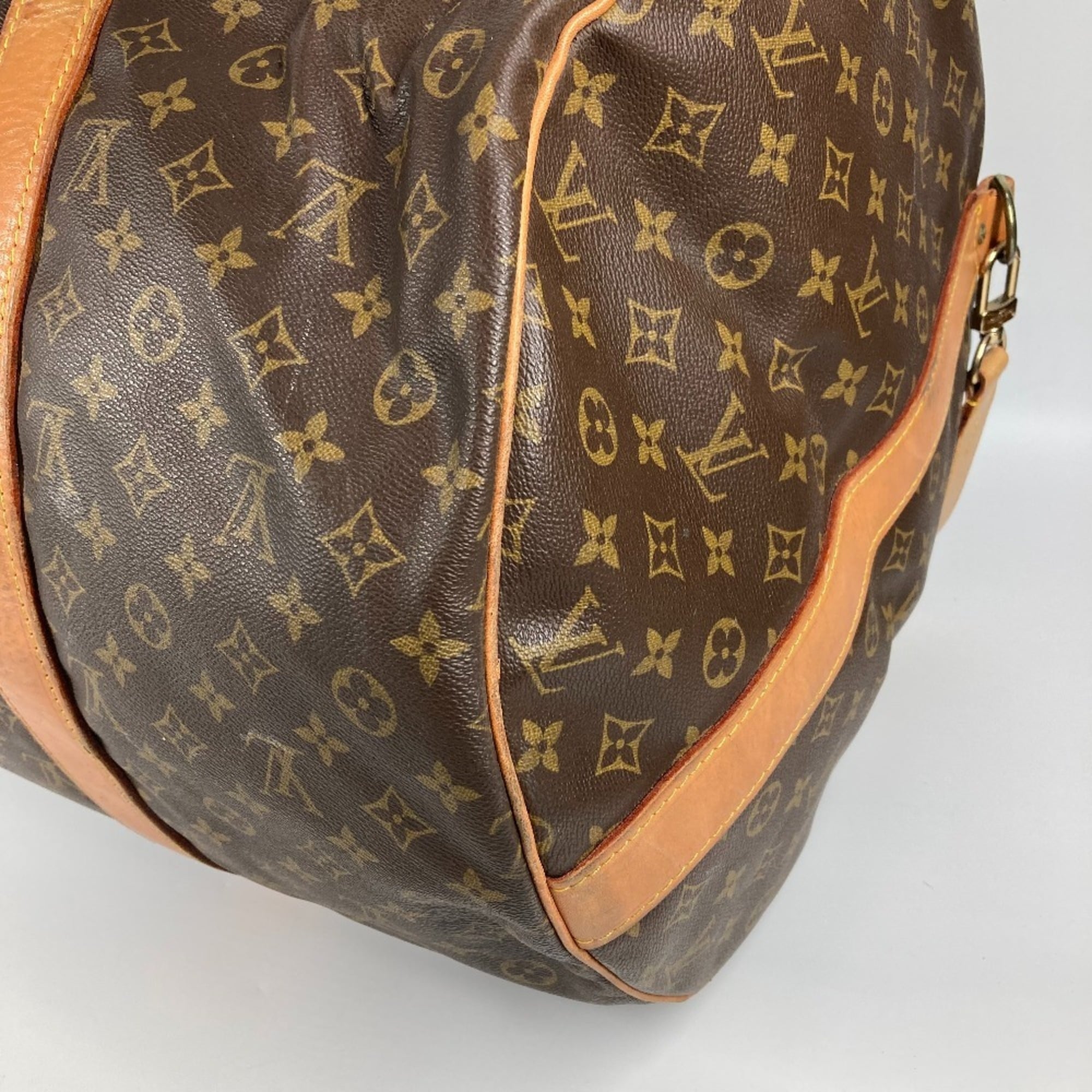 Louis Vuitton Brown Monogram Monogram Boston Bag Shoulder Bag (Pre-Owned)