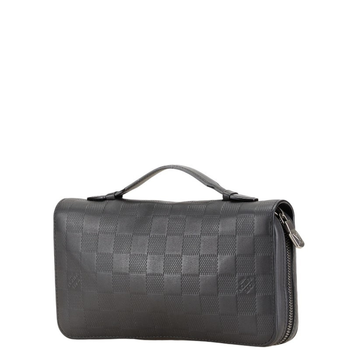 Louis Vuitton Damier Infini Black Onyx Pvc Leather Long Wallet (Bi-Fold) (Pre-Owned)