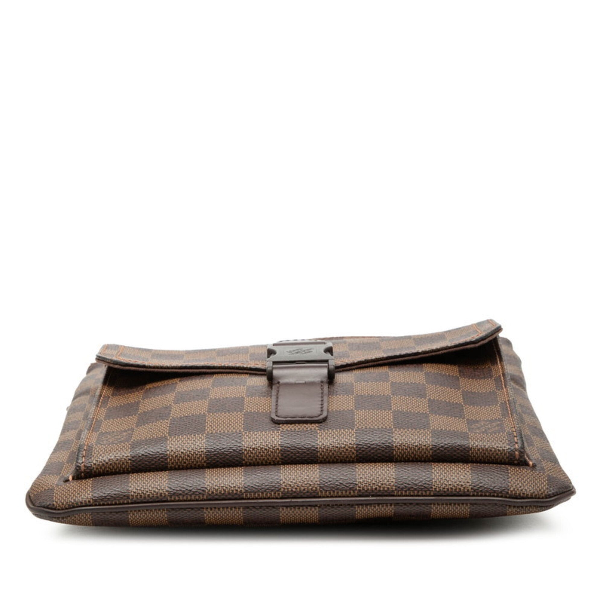 Louis Vuitton Brown Pvc Leather Shoulder Bag (Pre-Owned)