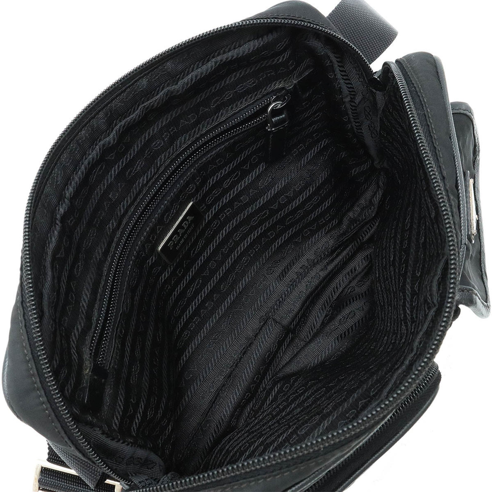 Prada Nero Nylon Fanny Pack Shoulder Bag (Pre-Owned)