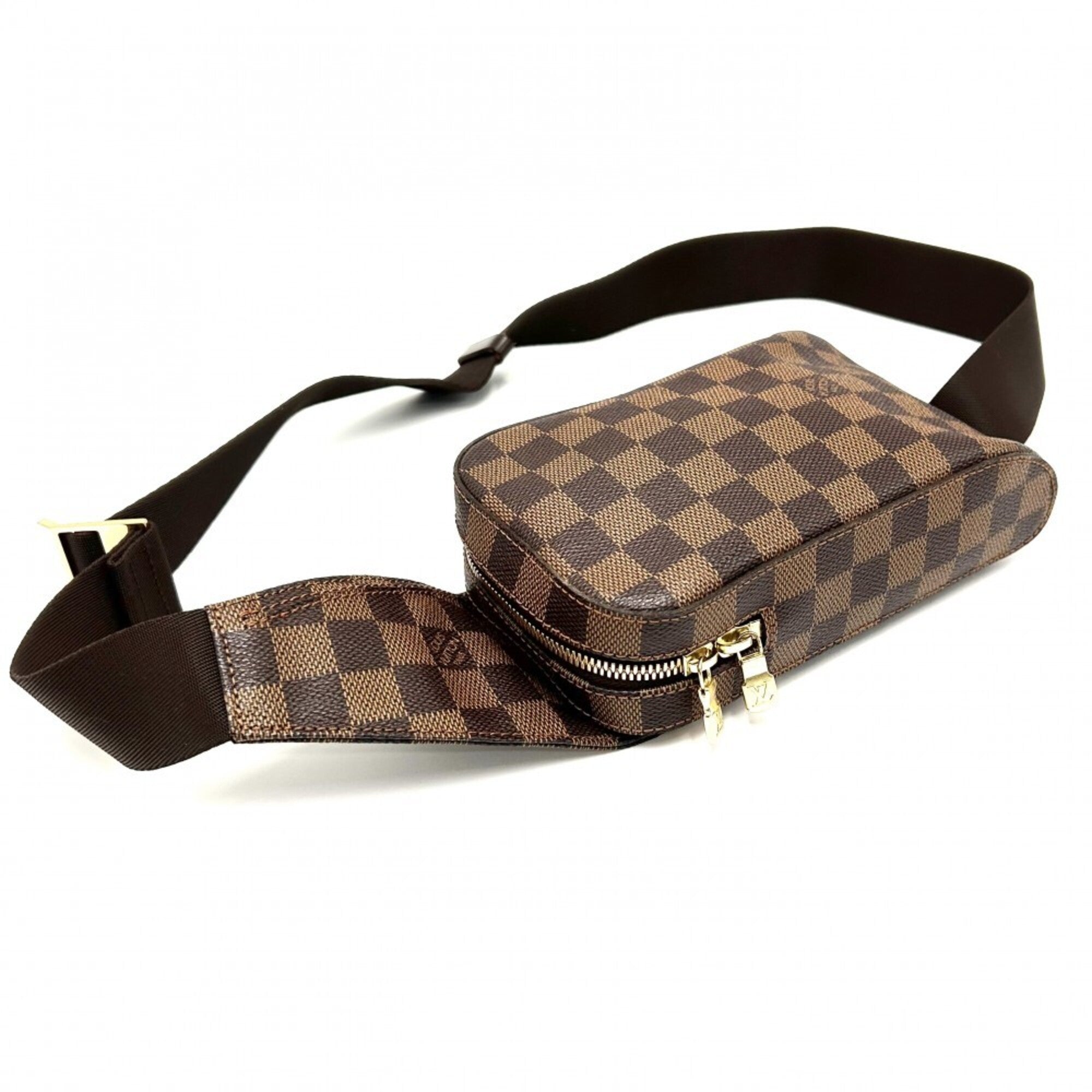 Louis Vuitton Brown Damier Canvas Fanny Pack Pouch Sling Bag (Pre-Owned)