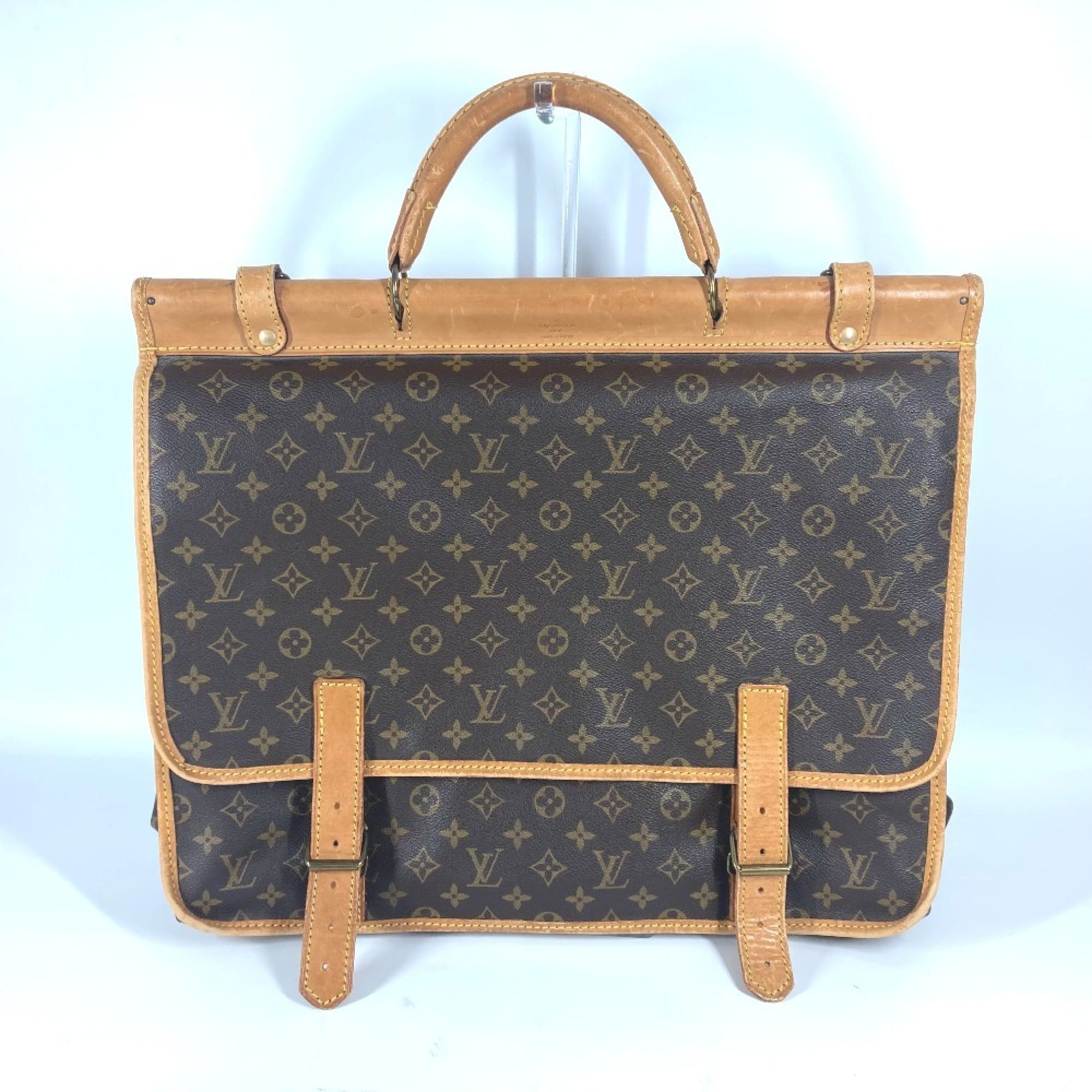Louis Vuitton Brown Monogram Monogram Boston Bag Handbag Shoulder Bag (Pre-Owned)