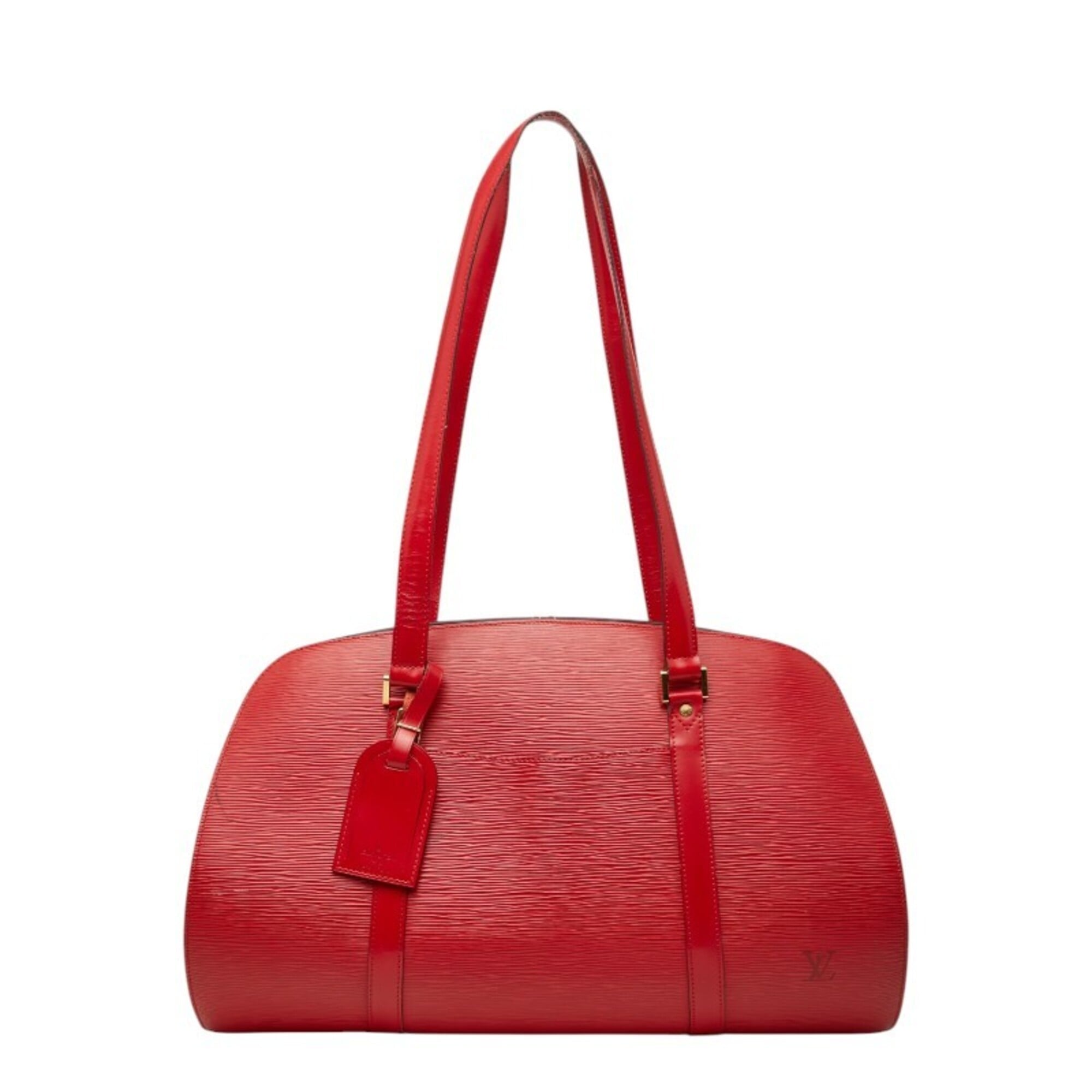 Louis Vuitton Epi Castilian Red Leather Boston Bag Shoulder Bag (Pre-Owned)