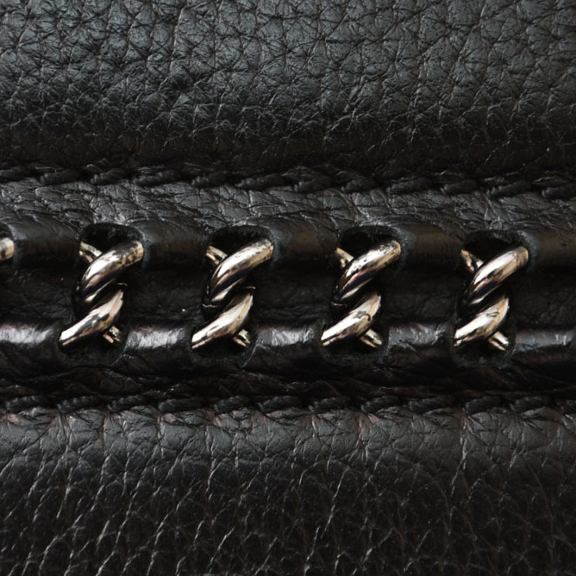 Chanel Black Leather Long Wallet (Bi-Fold) (Pre-Owned)