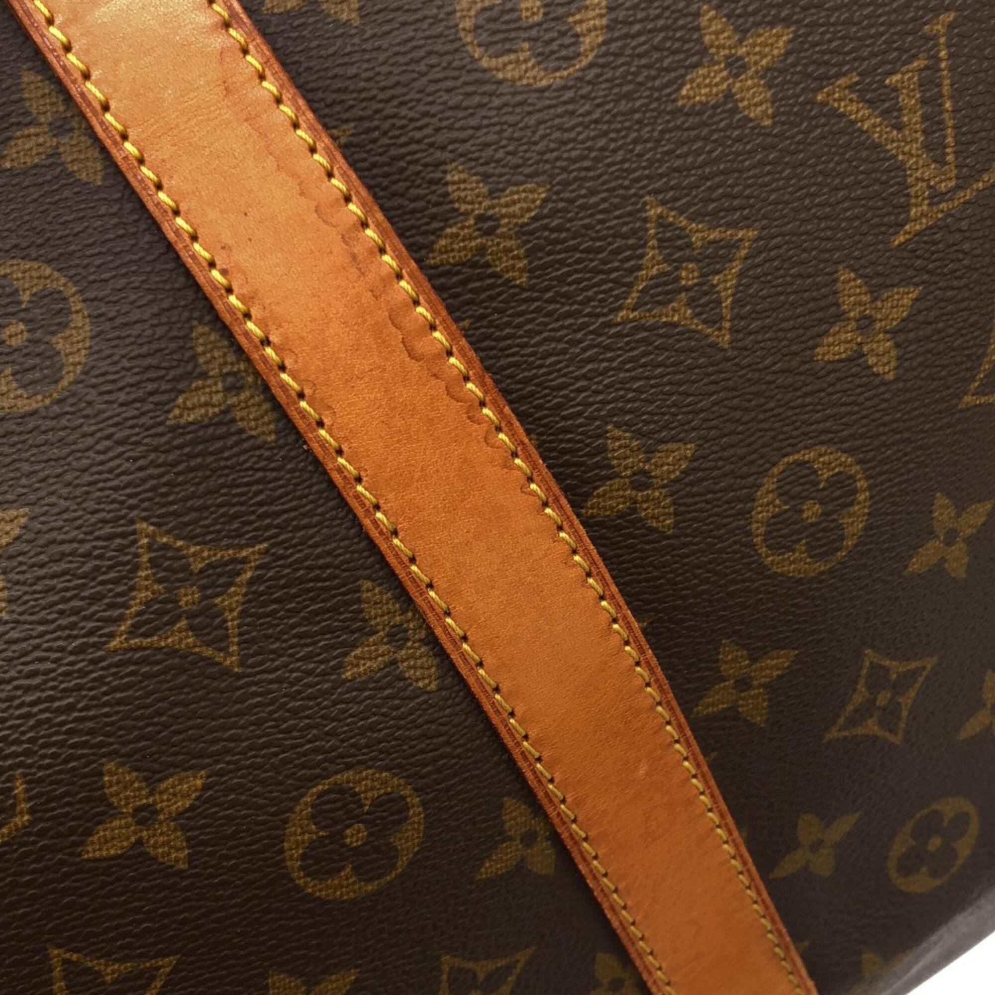 Louis Vuitton Brown Coated Canvas Boston Bag (Pre-Owned)