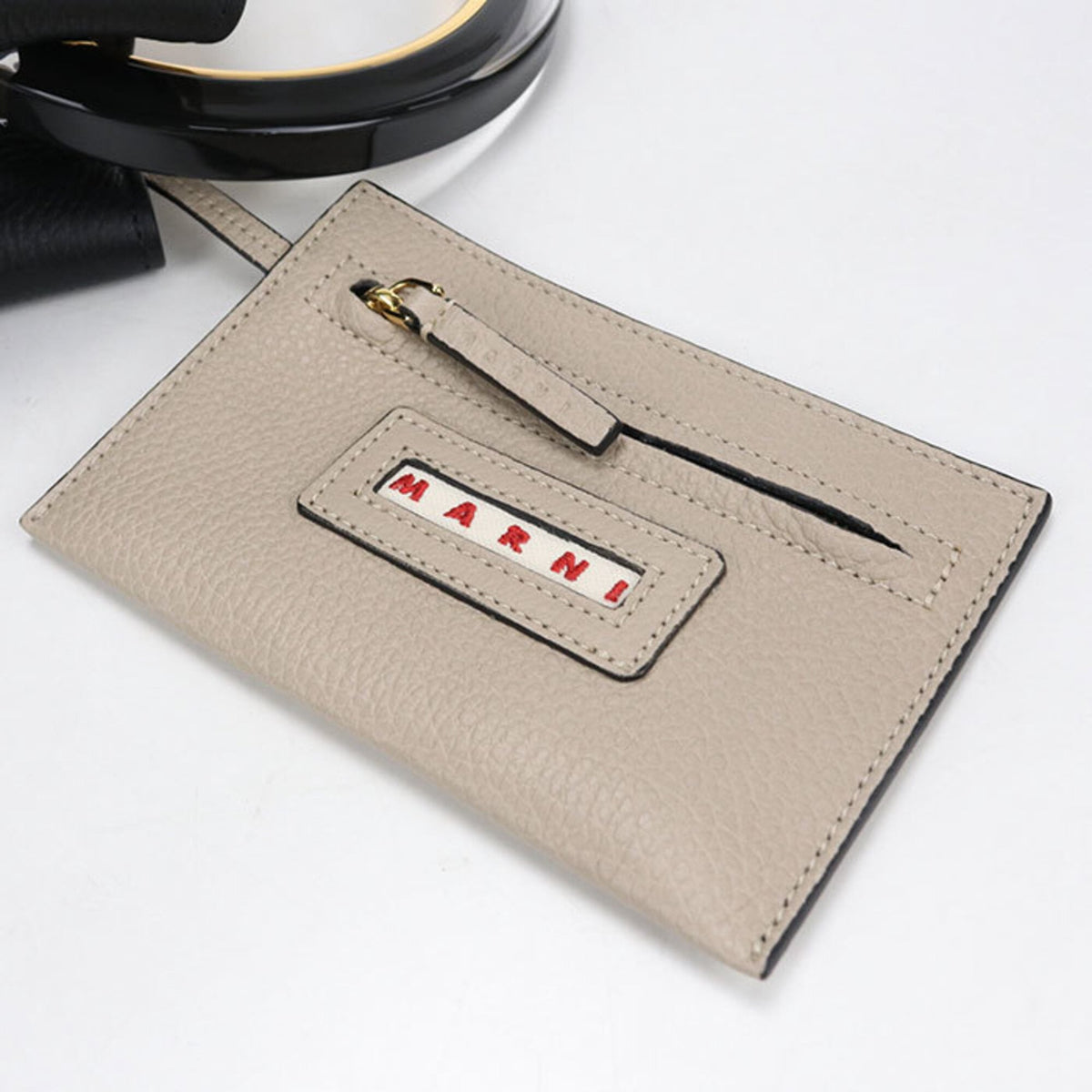 Marni Black Leather Handbag Pouch (Pre-Owned)