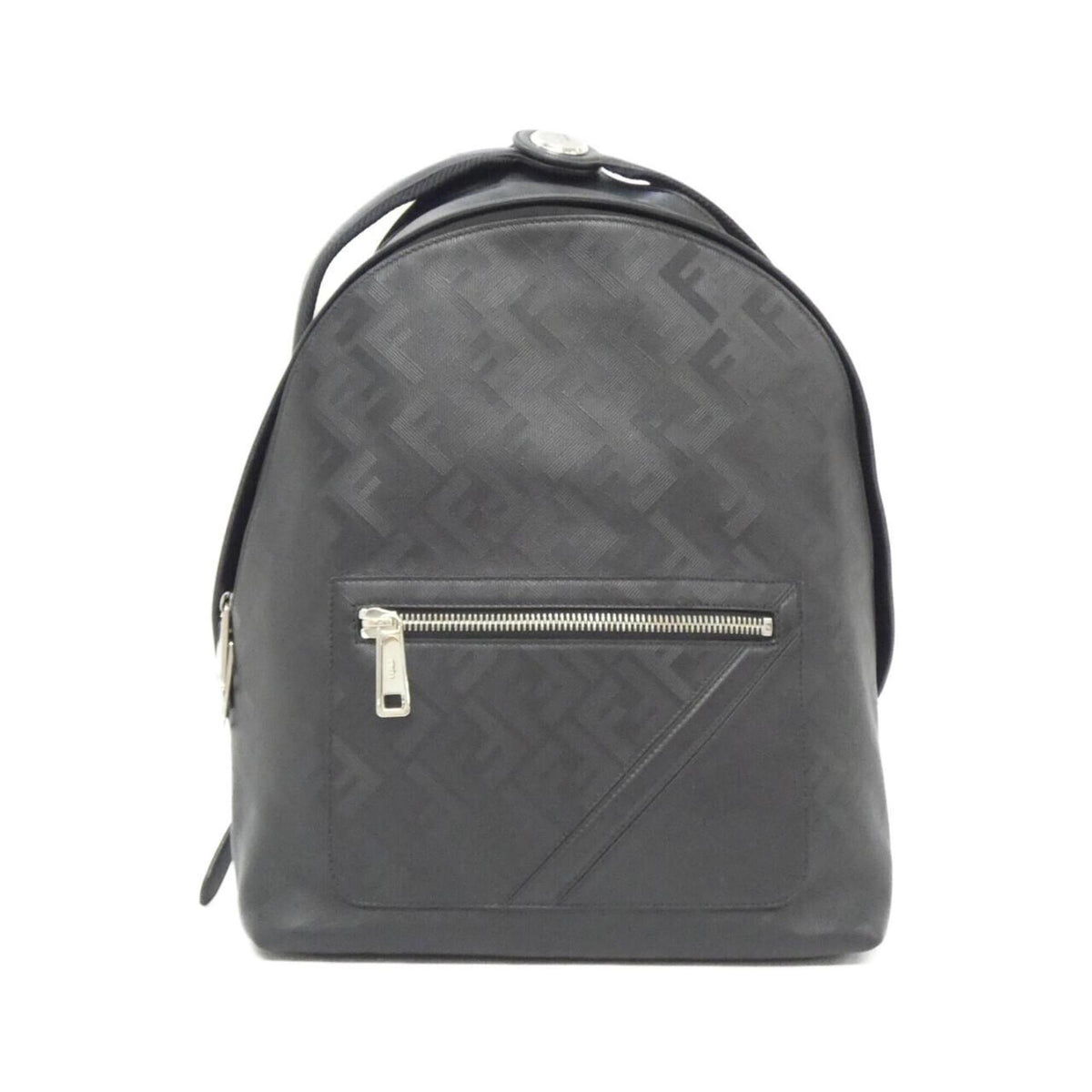 Fendi Black Leather Backpack (Pre-Owned)
