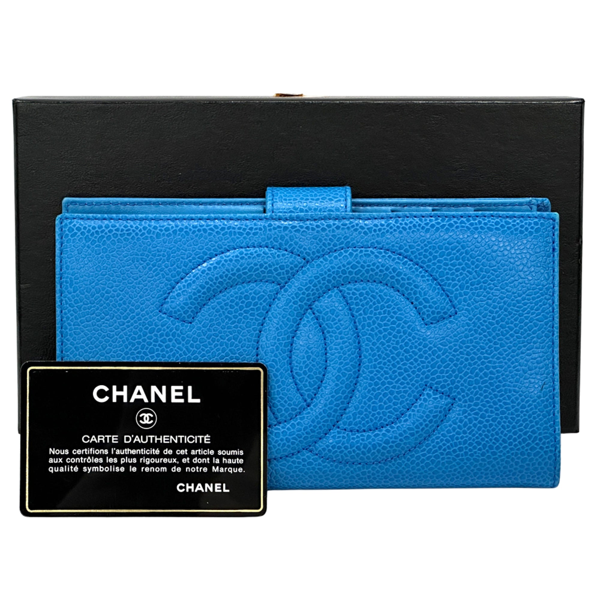 Chanel Blue Grained Calfskin (Pre-Owned)