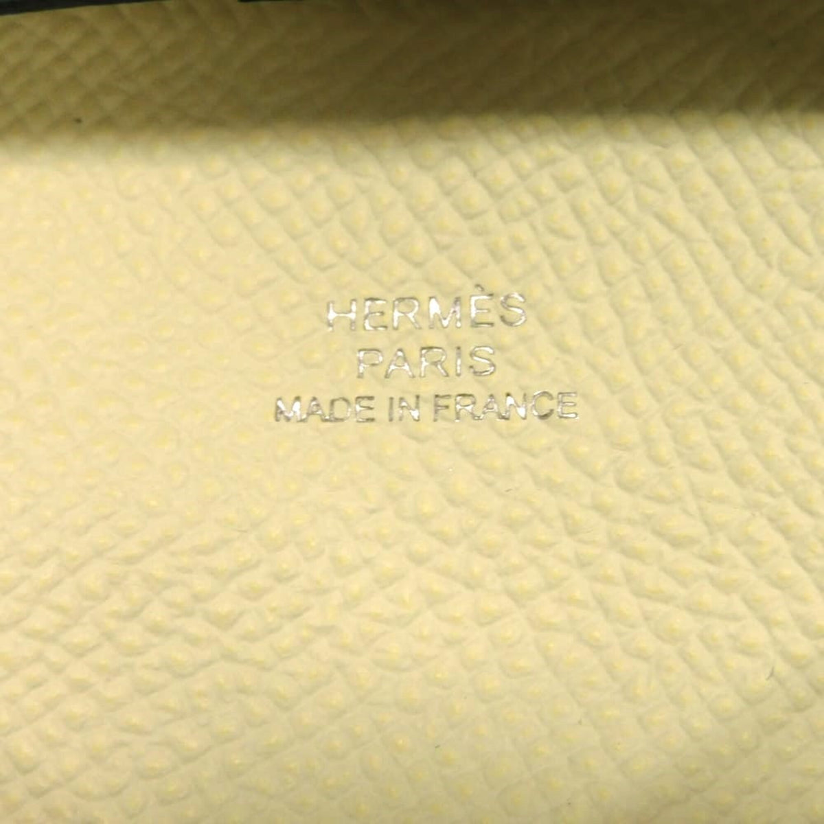 Hermes Bicolor Green Epsom Leather Coin Purse/Coin Case (Pre-Owned)