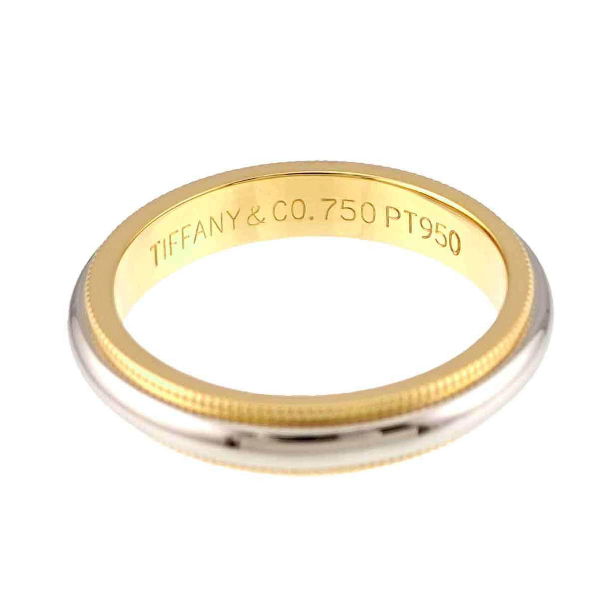 Tiffany Yellow Gold (18K) Platinum 950 Band Ring (Pre-Owned)