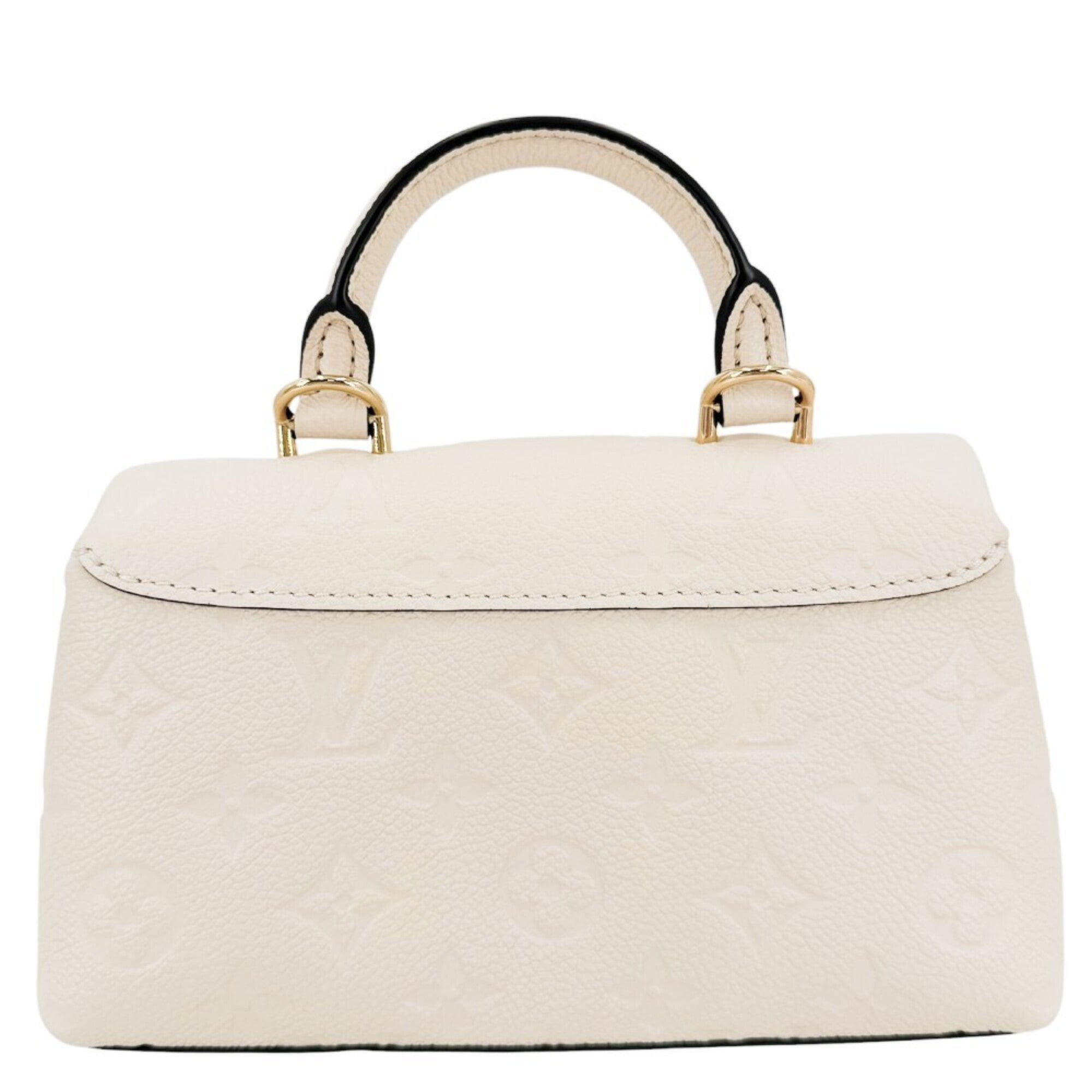 Louis Vuitton Cream Monogram Empreinte Handbag Shoulder Bag (Pre-Owned)