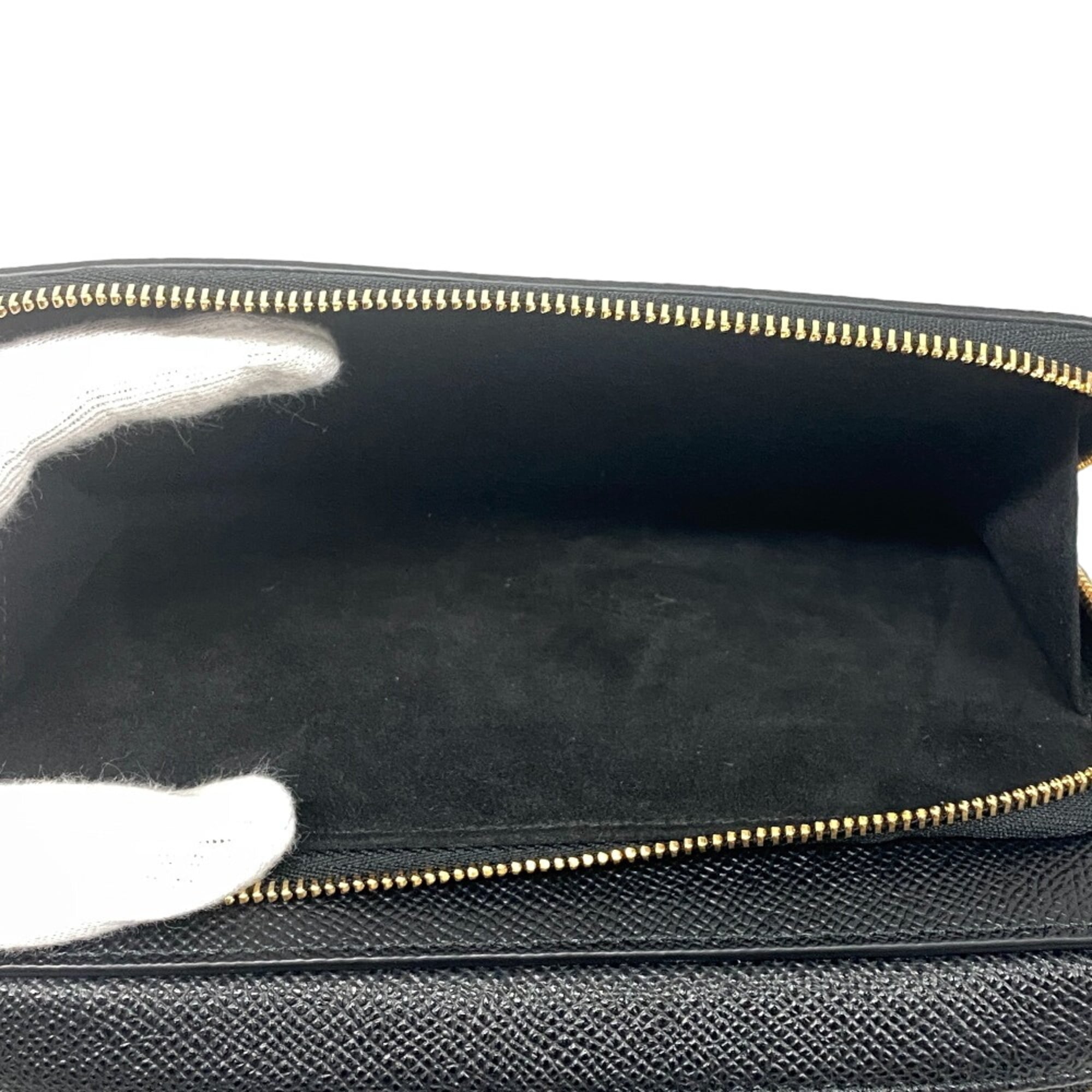 Christian Dior Black Leather Shoulder Bag (Pre-Owned)