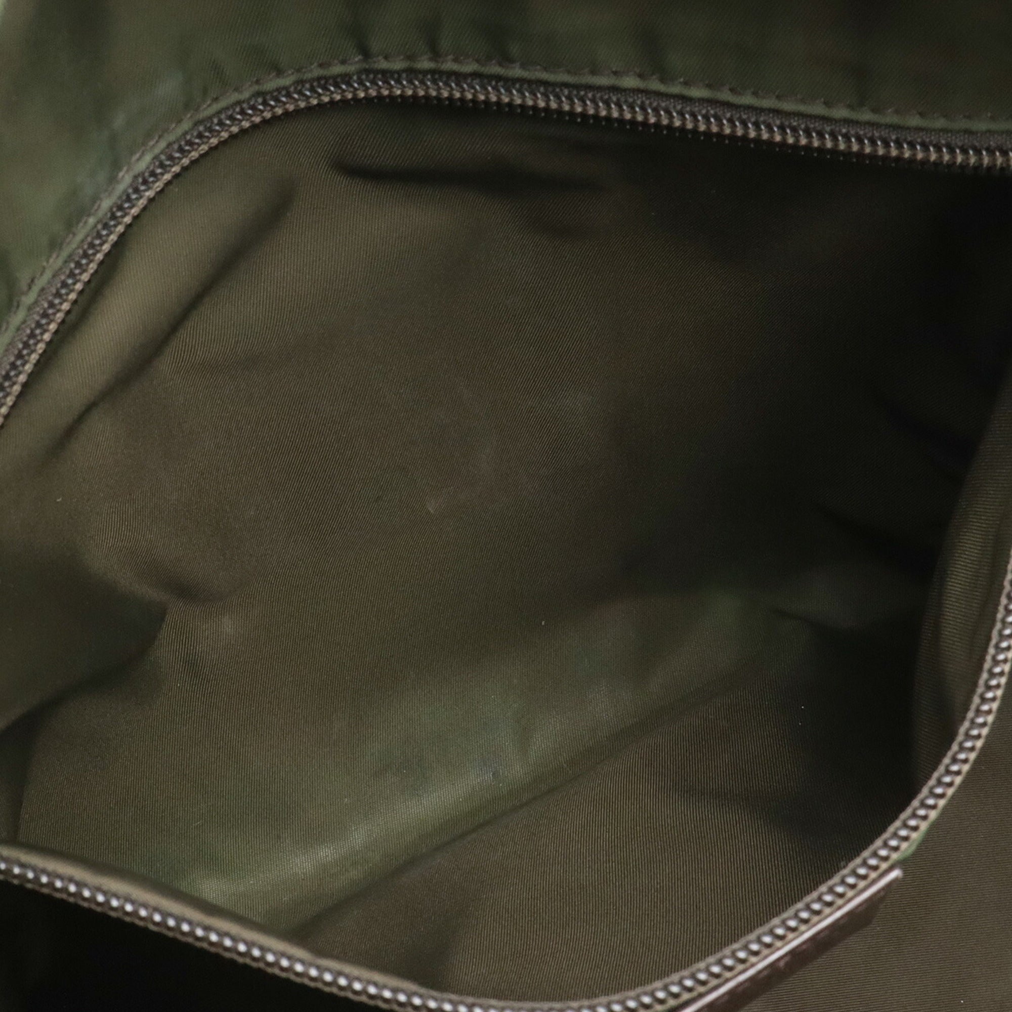 Gucci Beige Dark Brown Khaki Gg Supreme Canvas Leather Handbag Shoulder Bag (Pre-Owned)