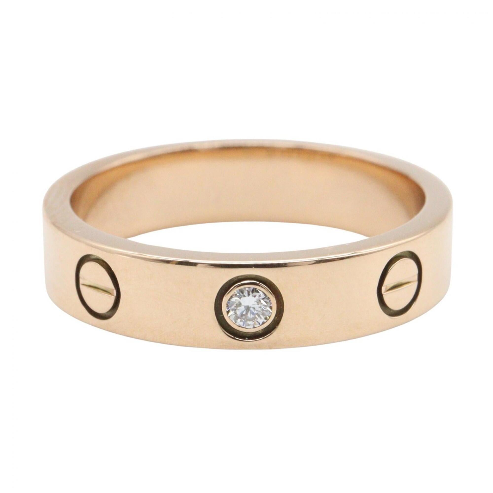 Cartier Gold Clear Pink Gold (18K) Band Ring (Pre-Owned)
