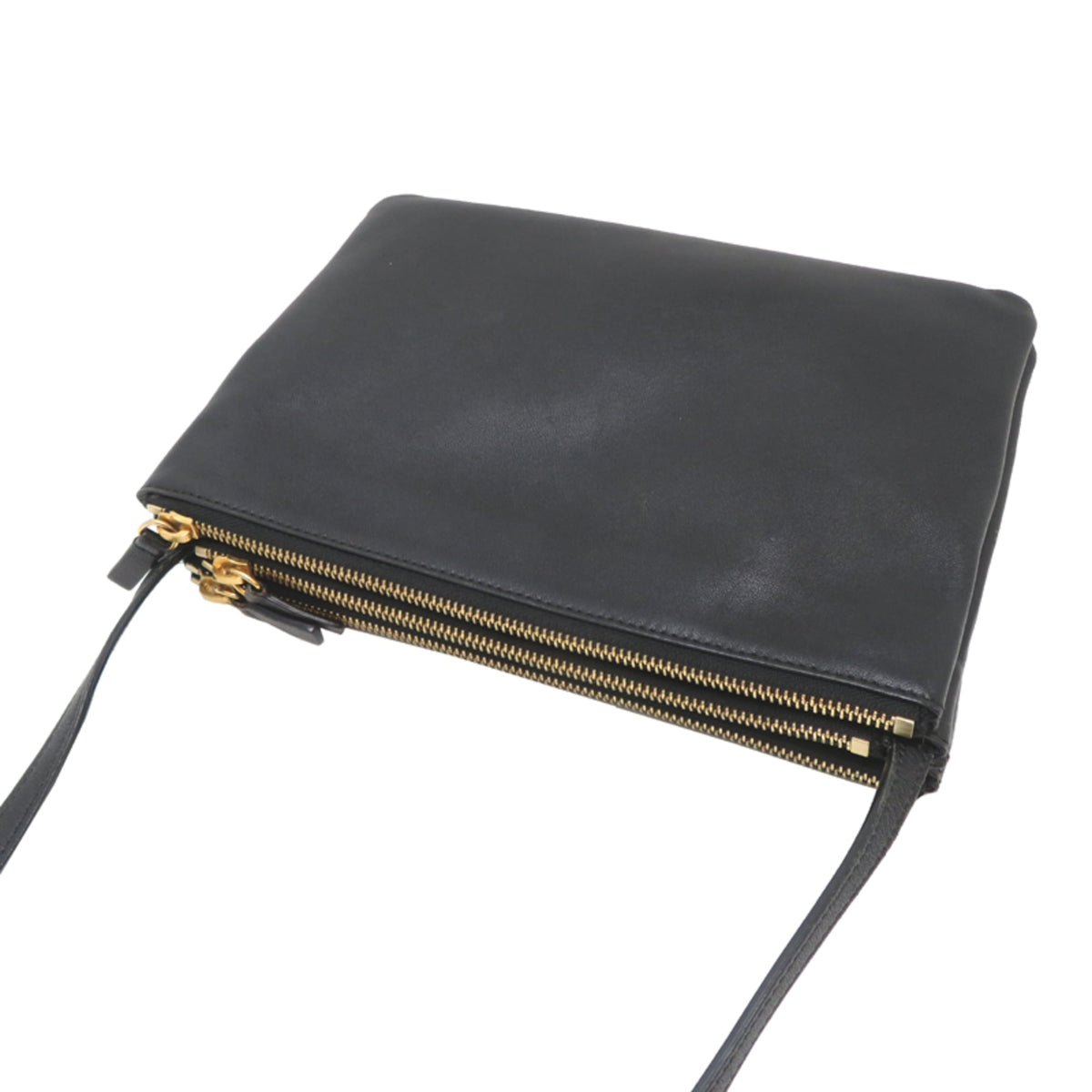 Celine Black Leather Shoulder Bag (Pre-Owned)