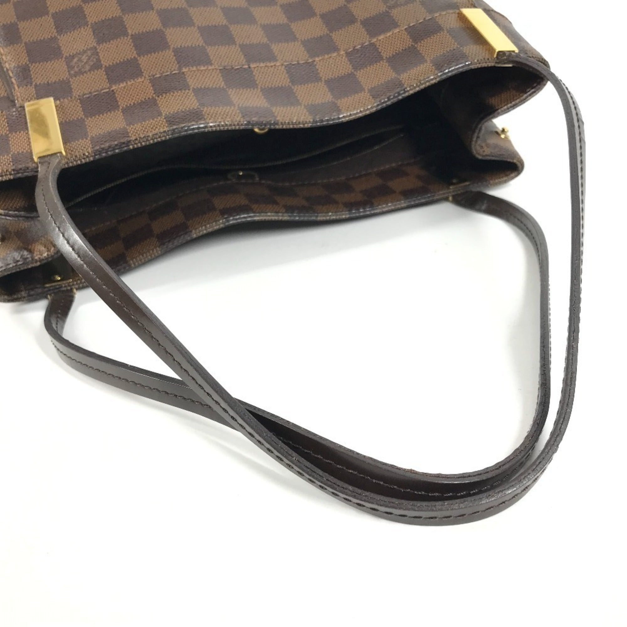Louis Vuitton Brown Damier Canvas Shoulder Bag (Pre-Owned)