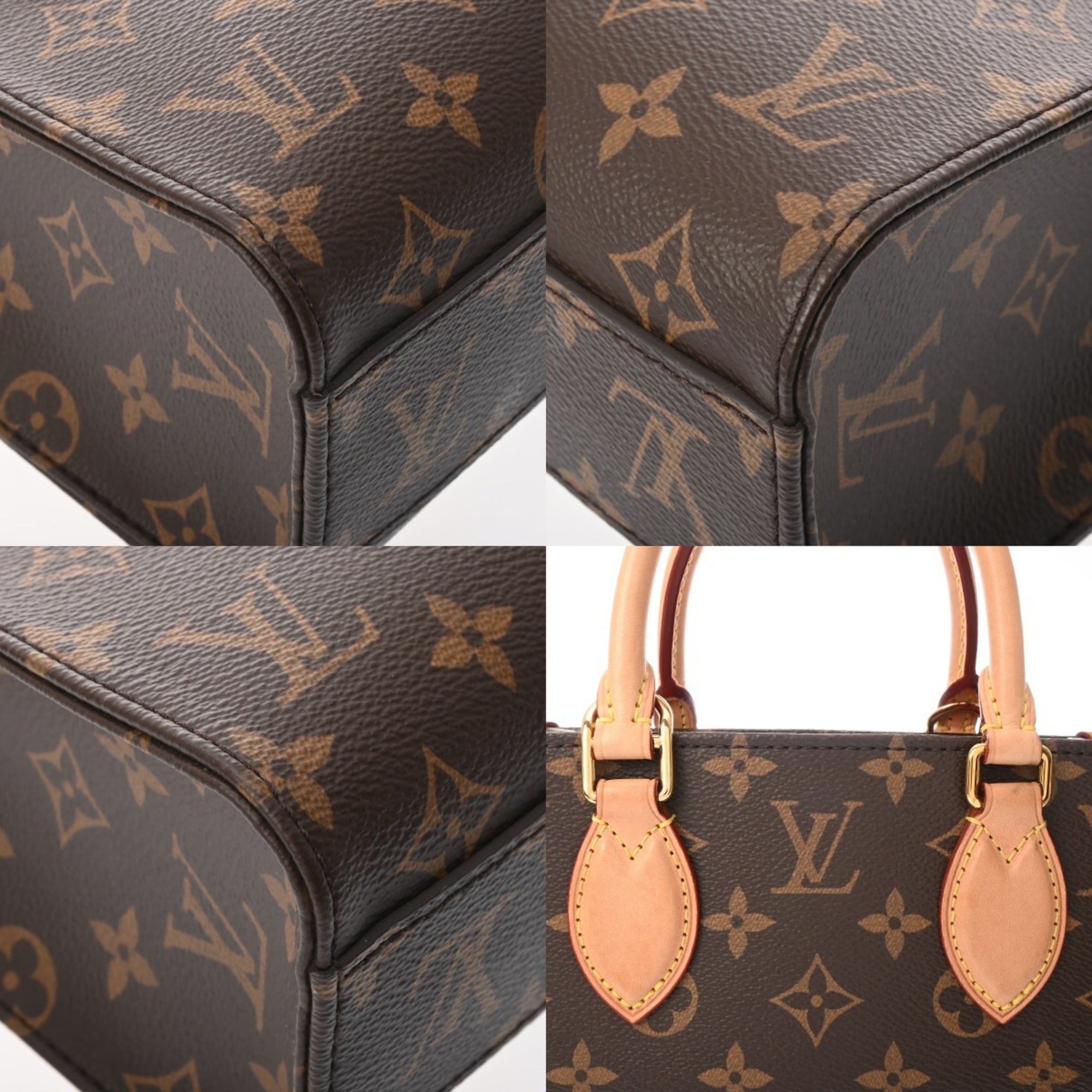 Louis Vuitton Brown Monogram Canvas Tote Bag (Pre-Owned)
