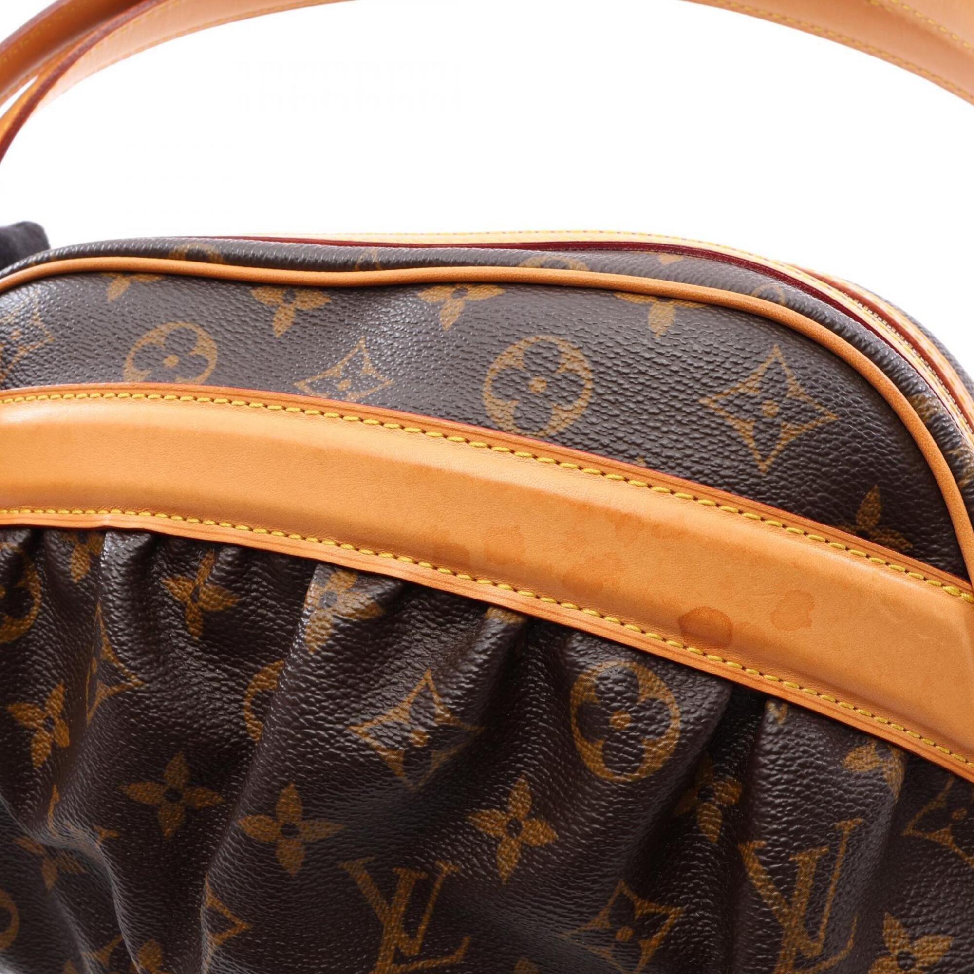 Louis Vuitton Brown Monogram Monogram Leather Handbag Shoulder Bag (Pre-Owned)