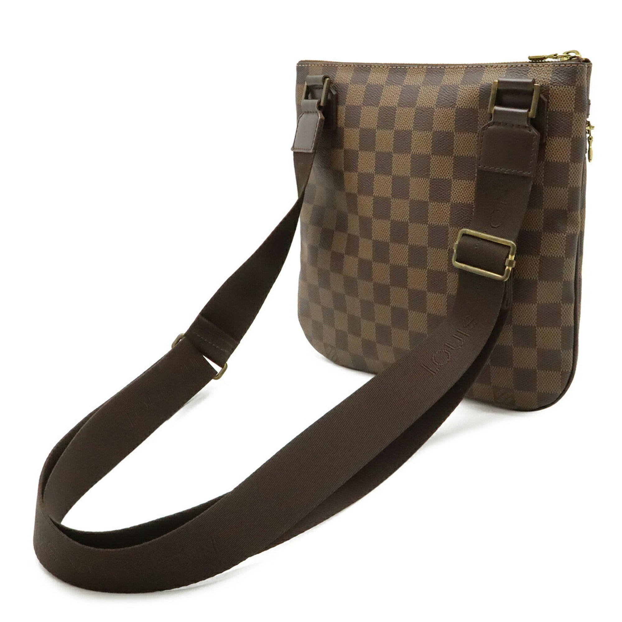 Louis Vuitton Brown Damier Canvas Damier Canvas Pvc Pochette Shoulder Bag (Pre-Owned)
