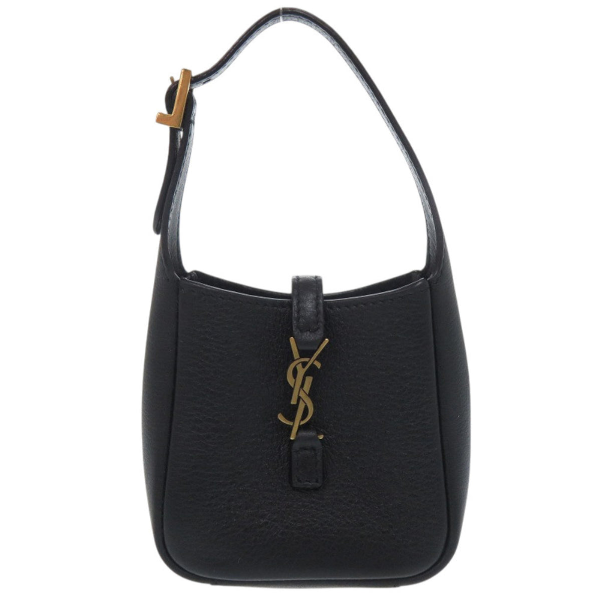 Yves Saint Laurent Black Leather Handbag (Pre-Owned)