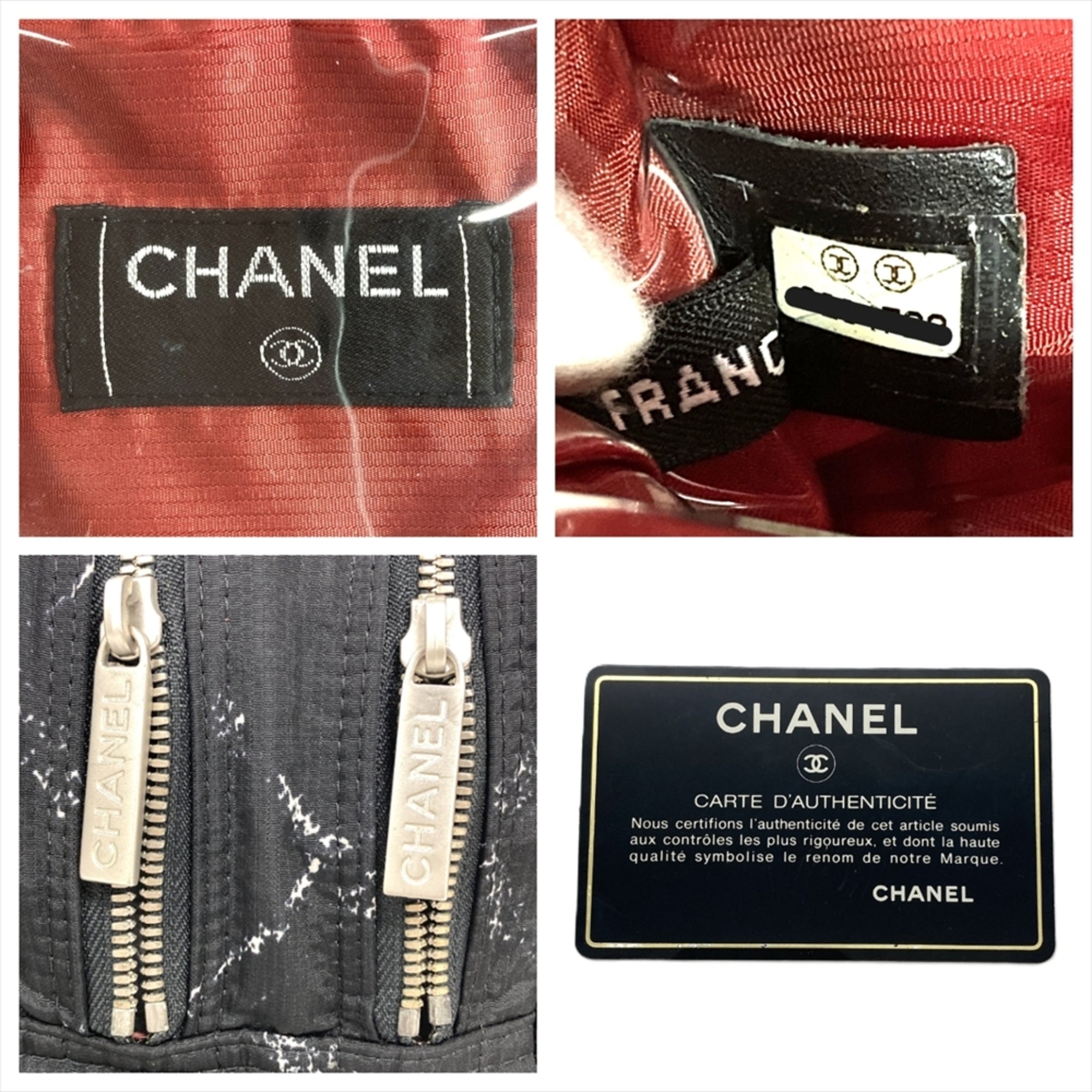 Chanel New Travel Line Black Nylon Handbag (Pre-Owned)