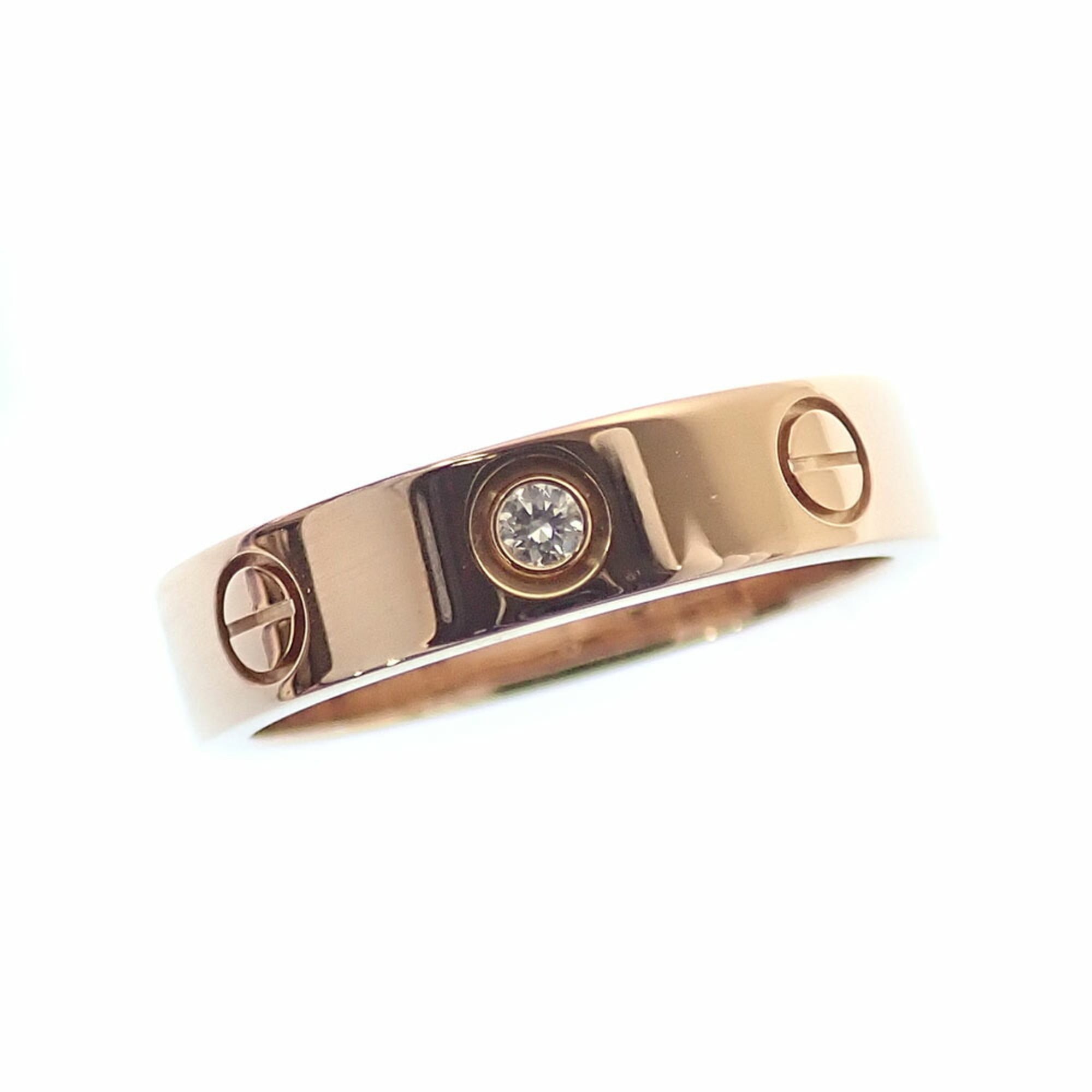 Cartier Love Pink Gold (18K) Band Ring (Pre-Owned)