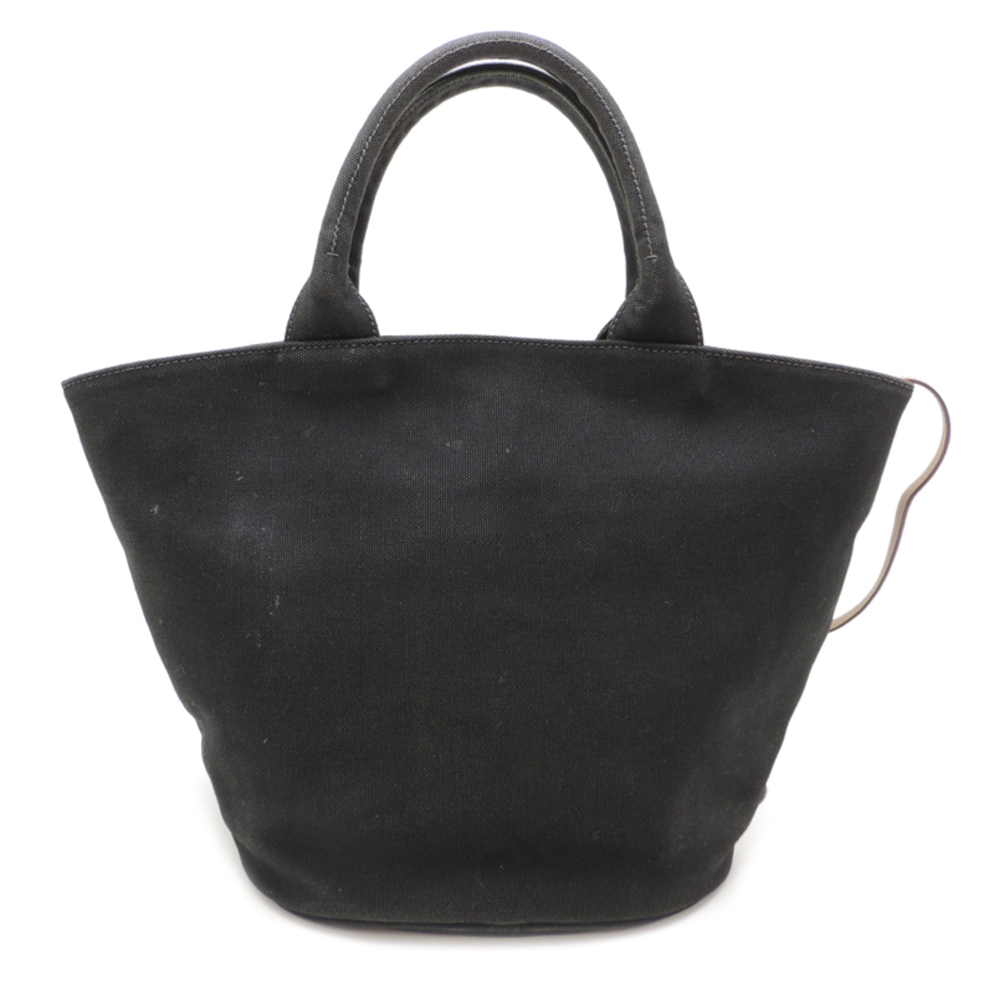 Prada Black Nero Canvas Handbag Pouch (Pre-Owned)