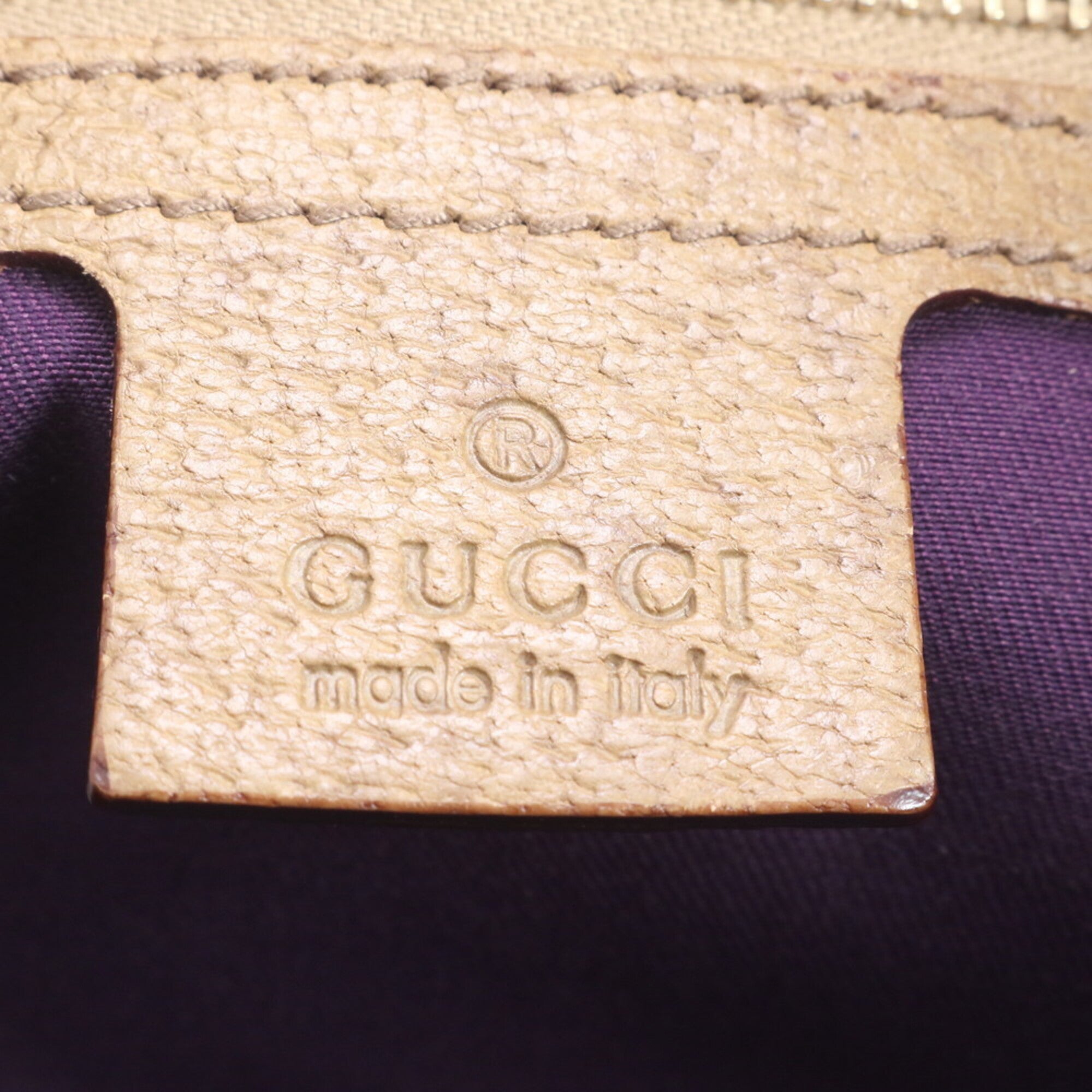 Gucci Horsebit Brown Leather Handbag Shoulder Bag (Pre-Owned)