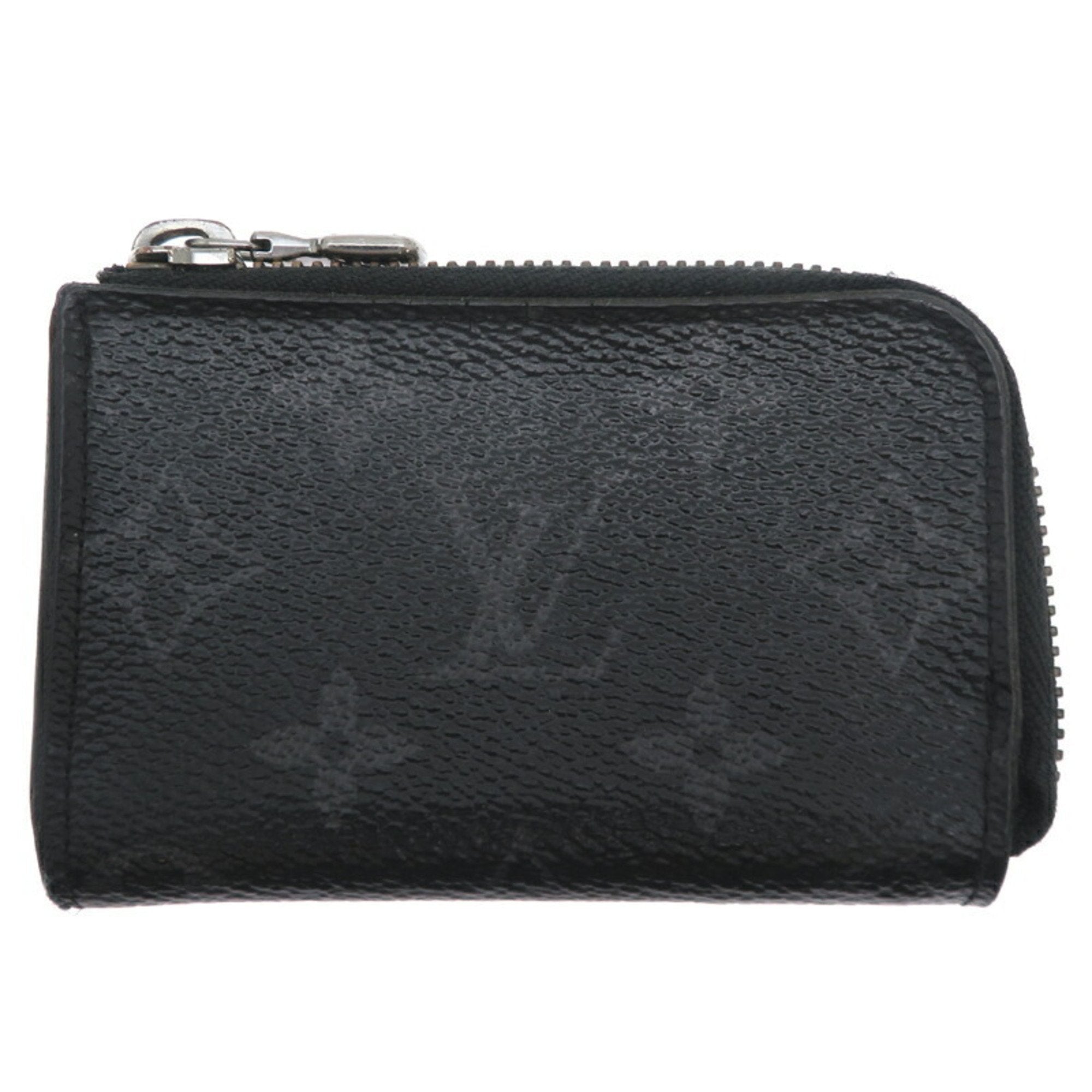 Louis Vuitton Black Monogram Eclipse Monogram Eclipse Coin Purse/Coin Case (Pre-Owned)