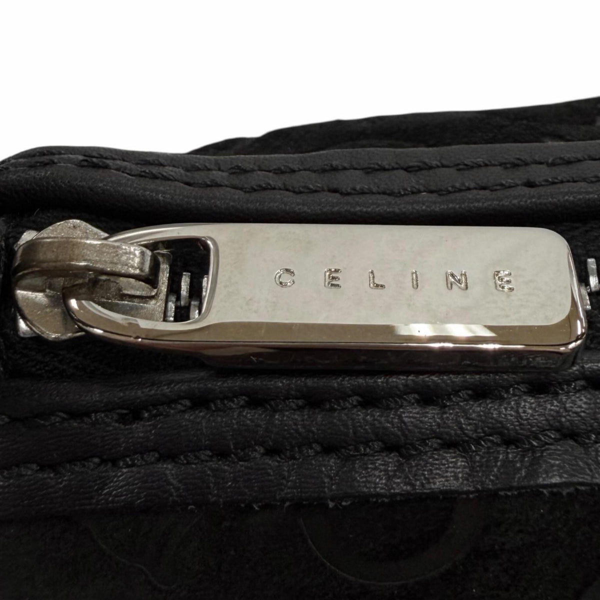 Celine Black Suede Leather Pouch (Pre-Owned)