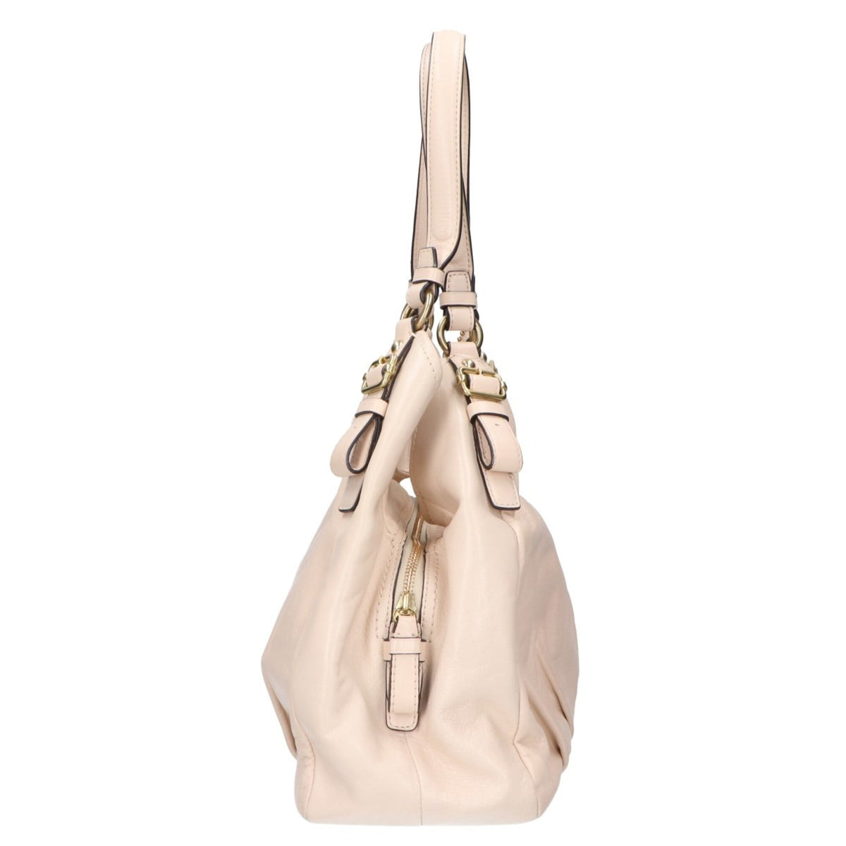 Coach Ivory Leather Handbag (Pre-Owned)