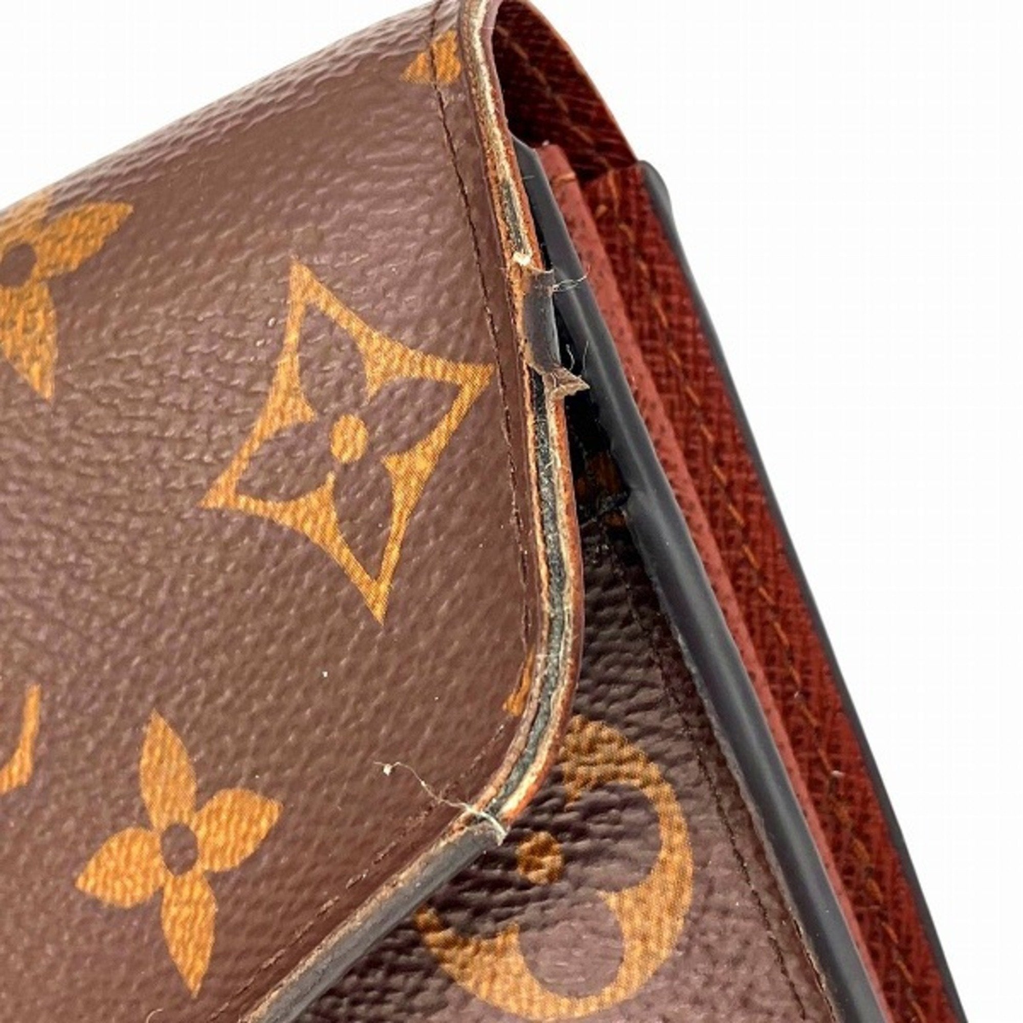 Louis Vuitton Monogram Brown Monogram Long Wallet (Bi-Fold) (Pre-Owned)