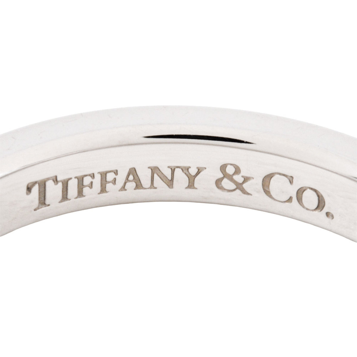 Tiffany Stacking Platinum 950 Band Ring (Pre-Owned)