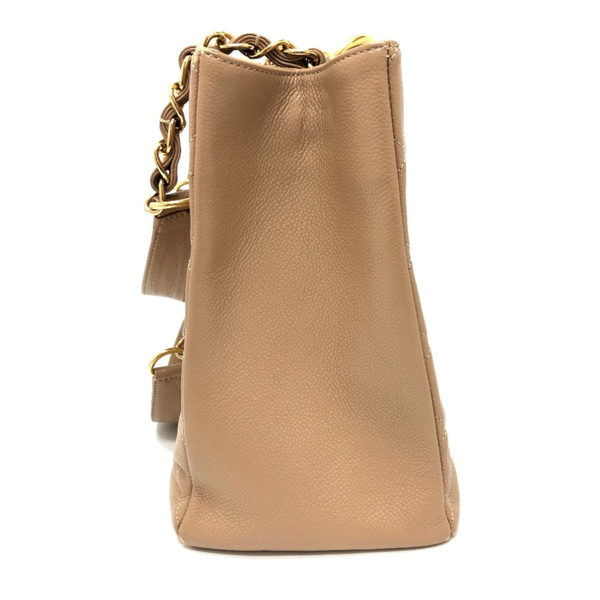 Chanel Beige Leather Shoulder Bag (Pre-Owned)