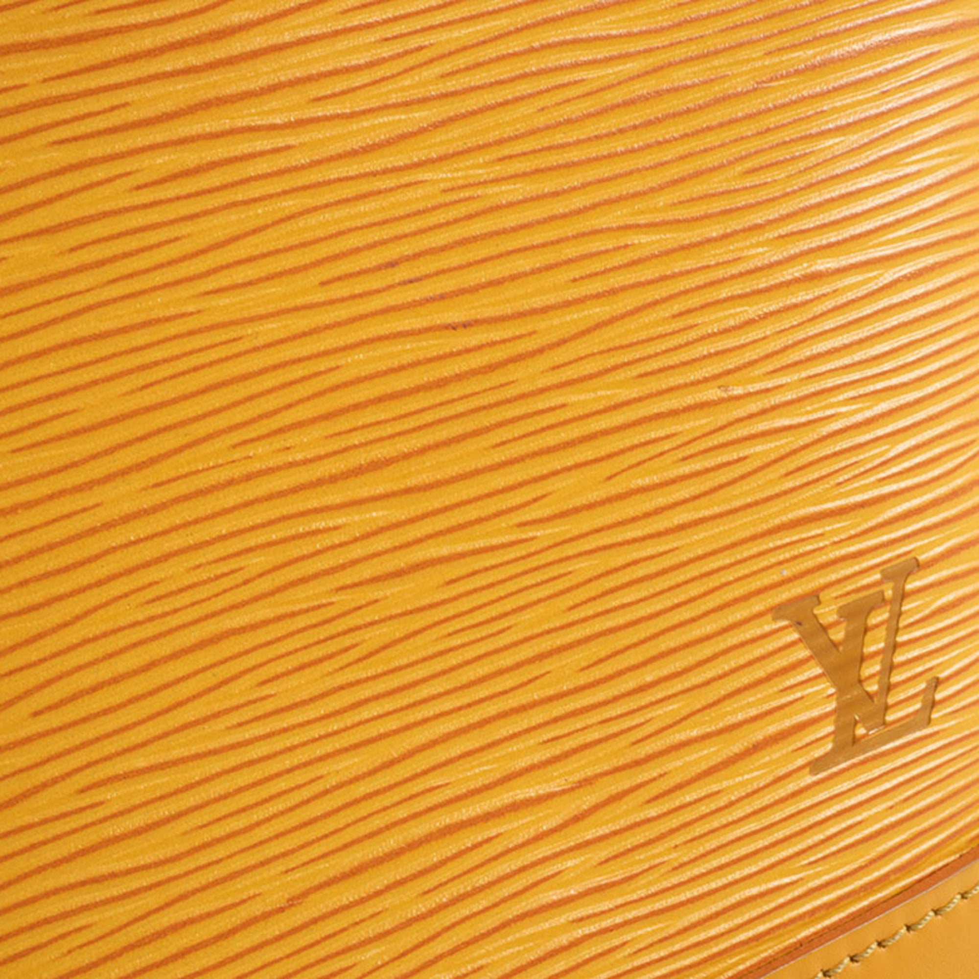 Louis Vuitton Yellow Epi Leather Handbag (Pre-Owned)