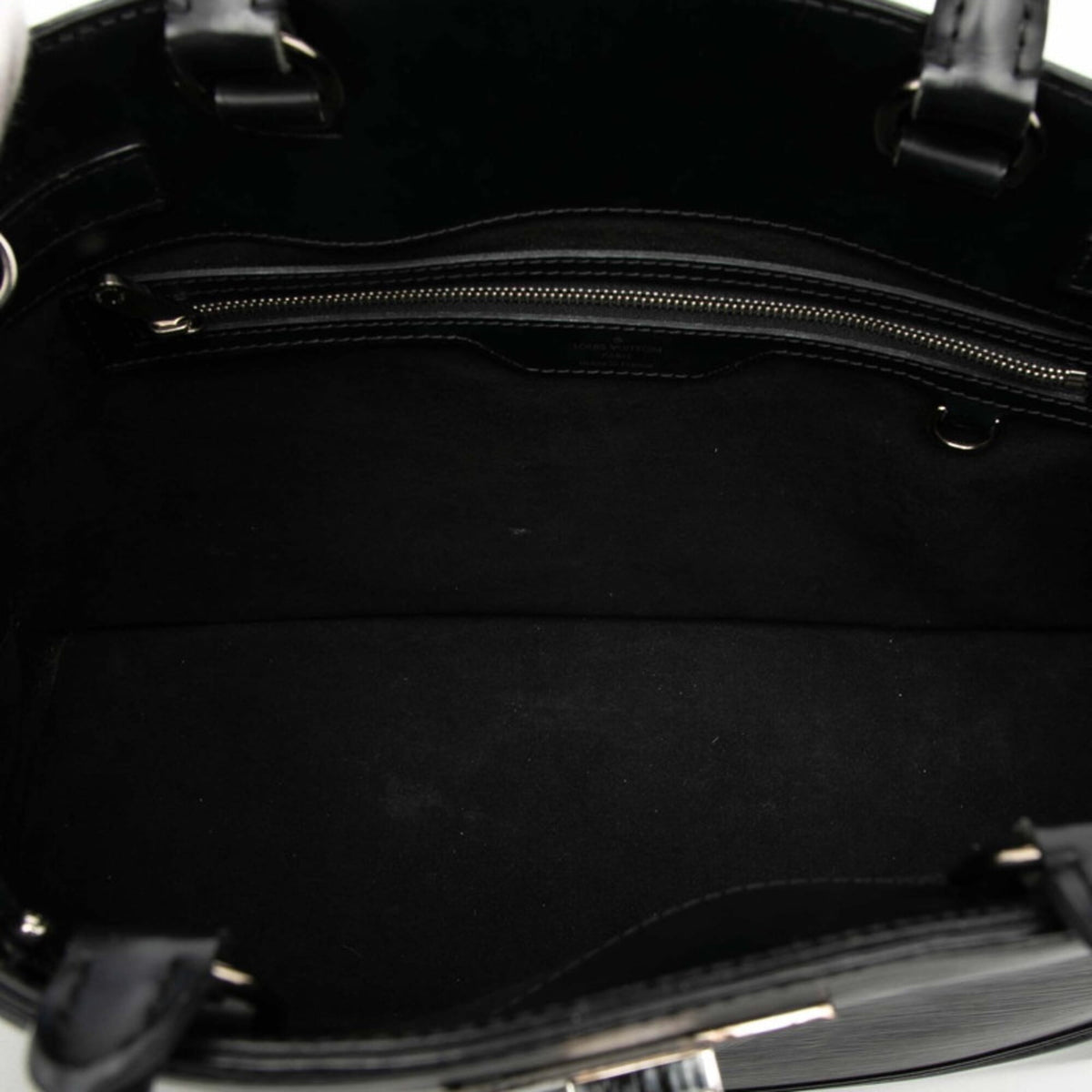 Louis Vuitton Black Noir Leather Handbag Shoulder Bag (Pre-Owned)