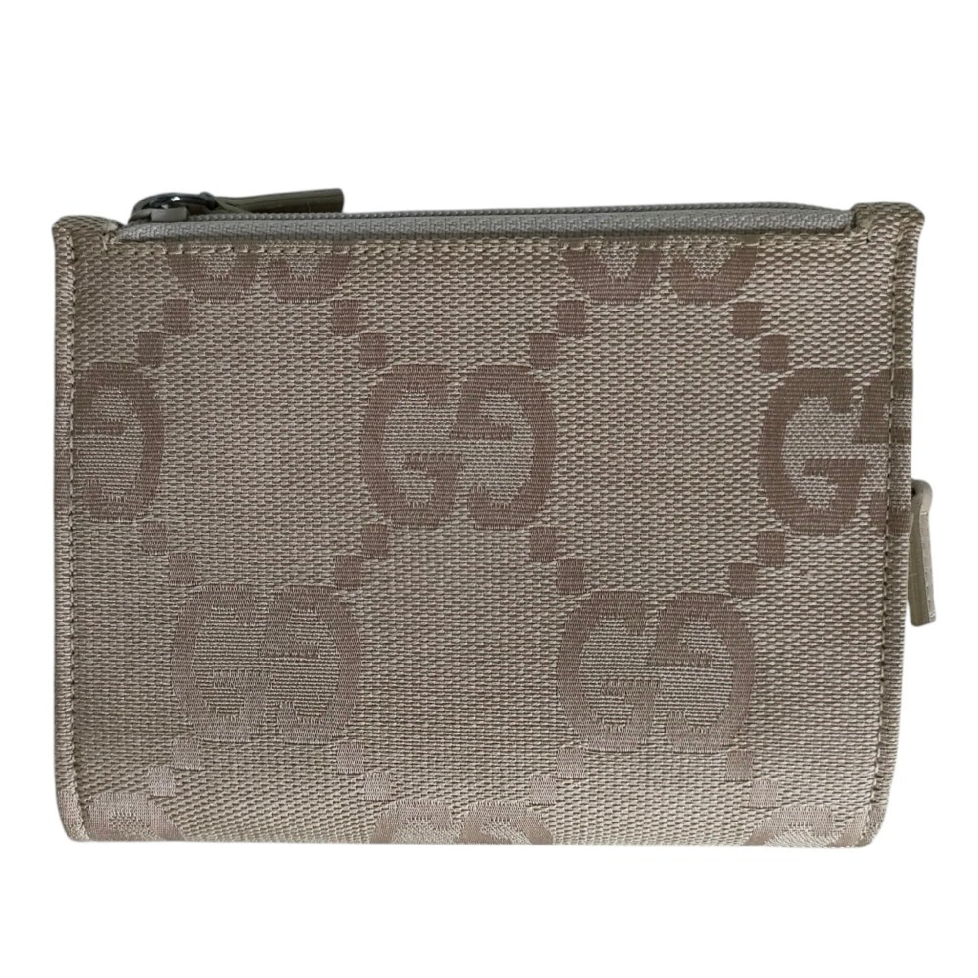 Gucci Beige Gg Canvas Coin Purse/Coin Case (Pre-Owned)