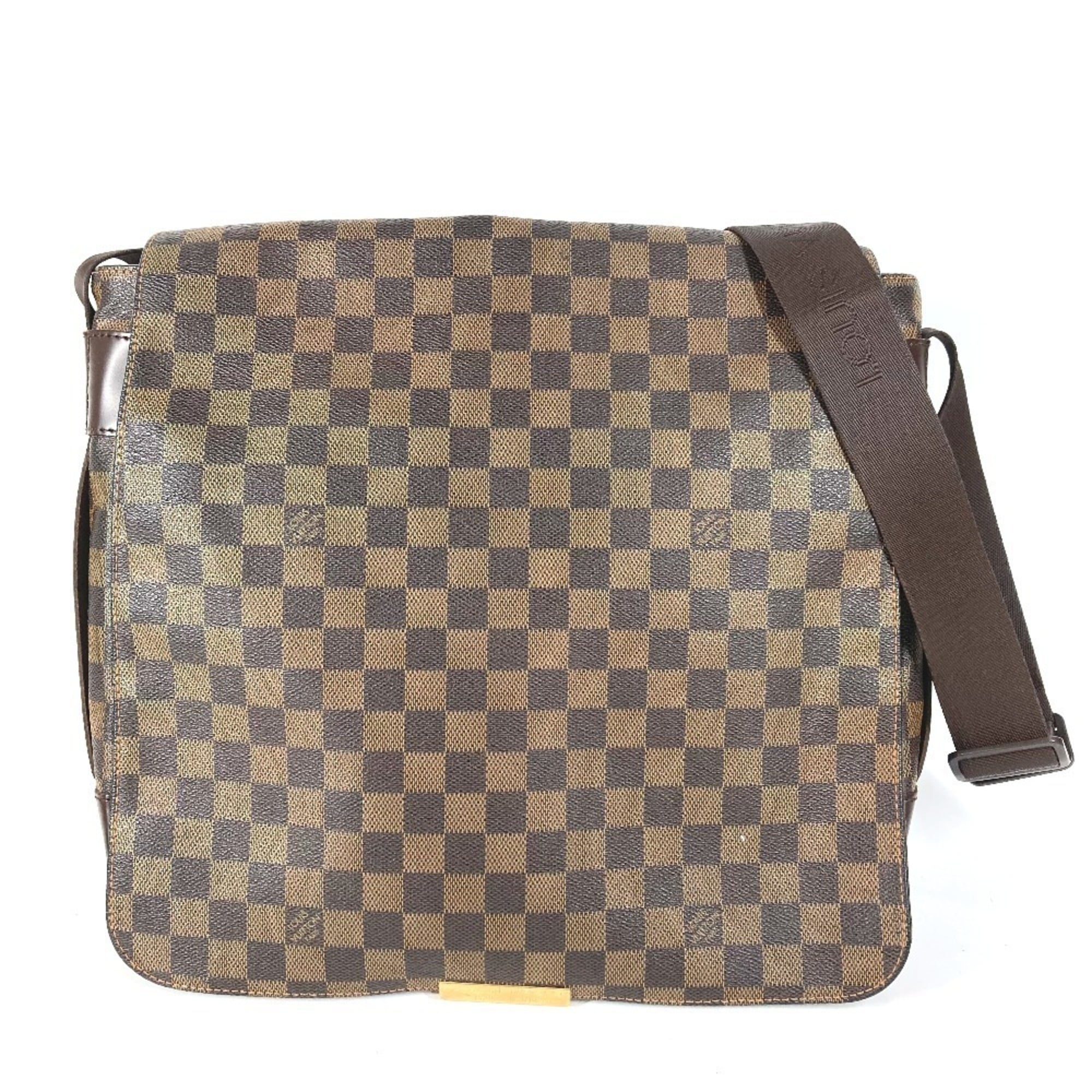Louis Vuitton Brown Damier Canvas Messenger Bag Shoulder Bag (Pre-Owned)