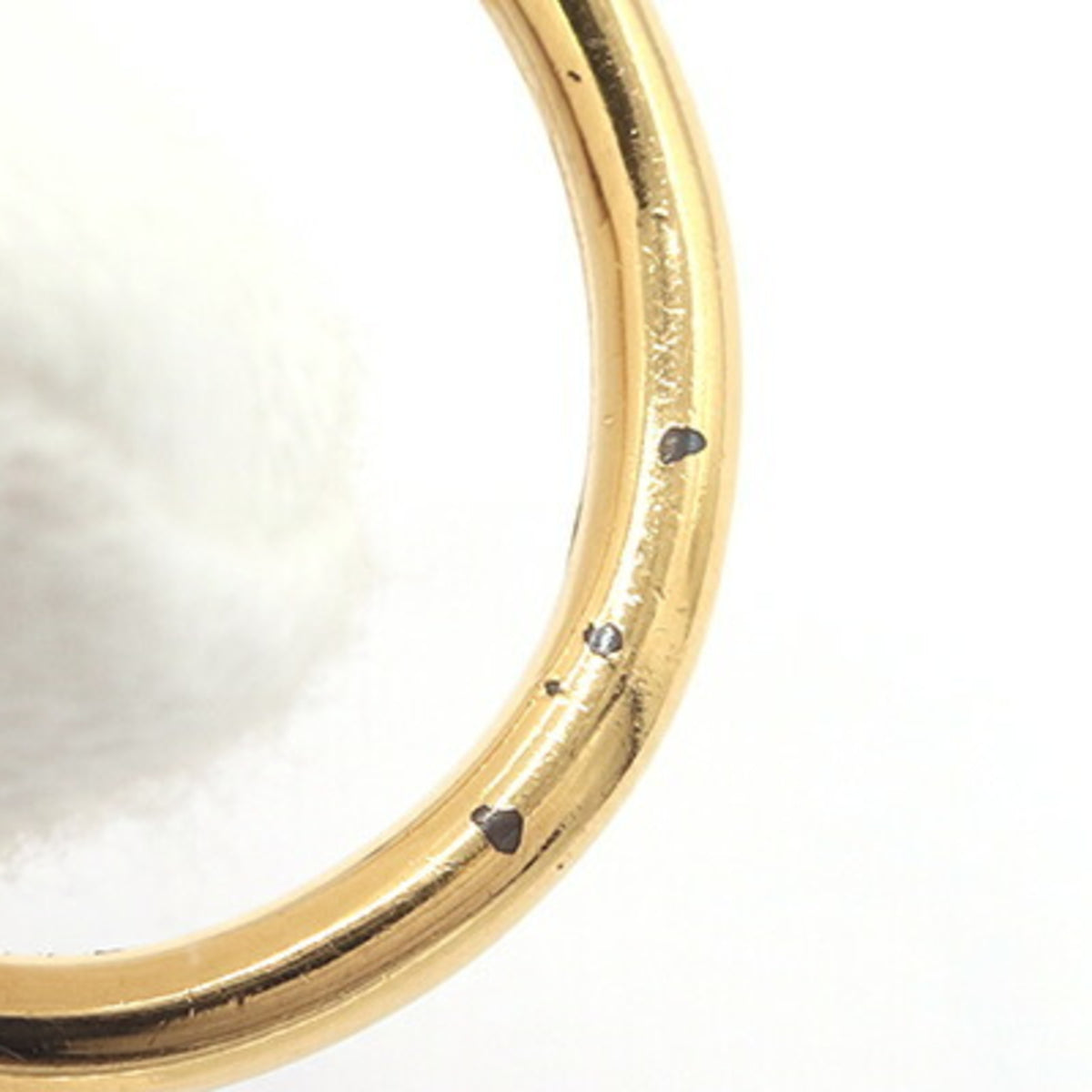 Celine Gold Metal Band Ring (Pre-Owned)
