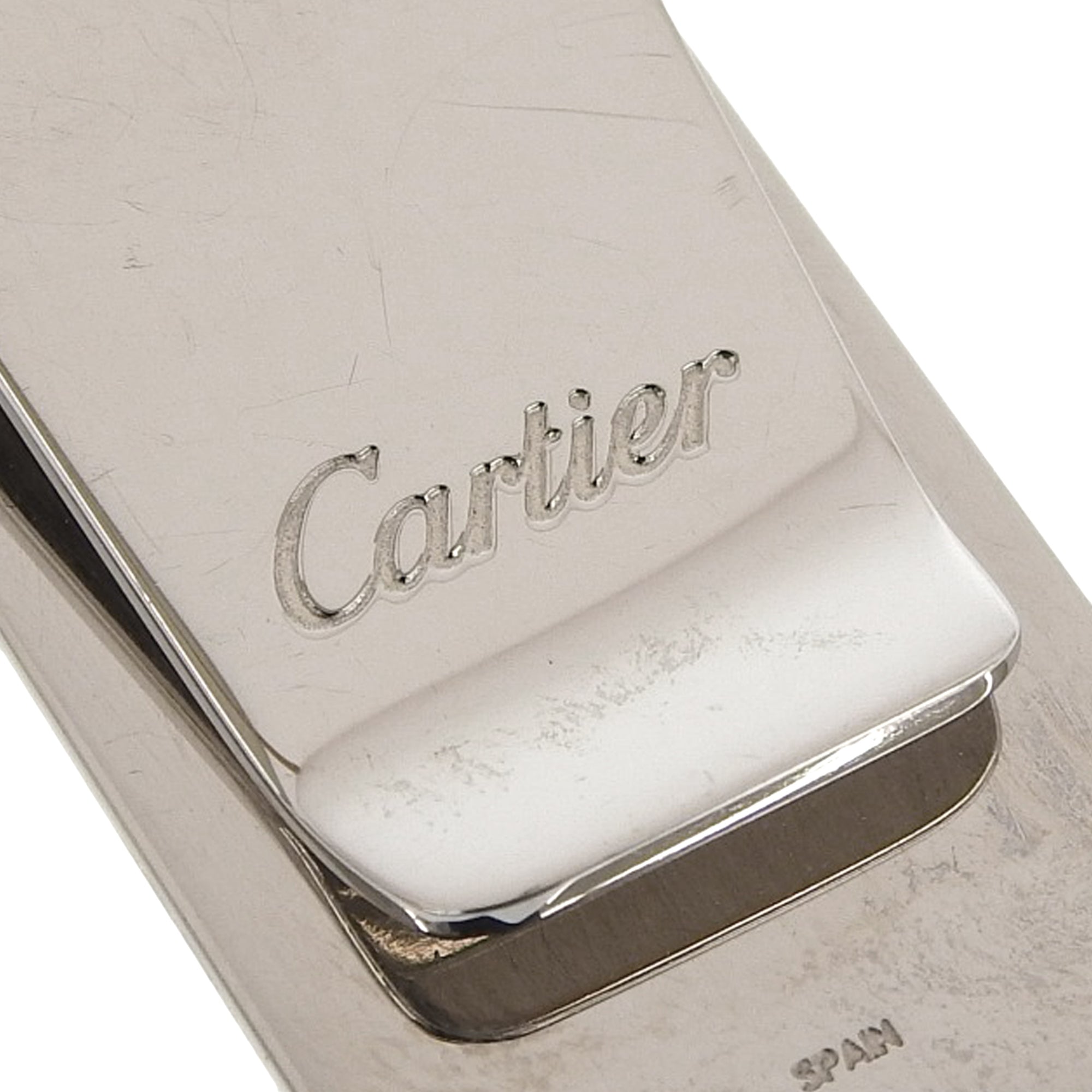 Cartier Happy Birthday Silver Metal Money Clip (Pre-Owned)