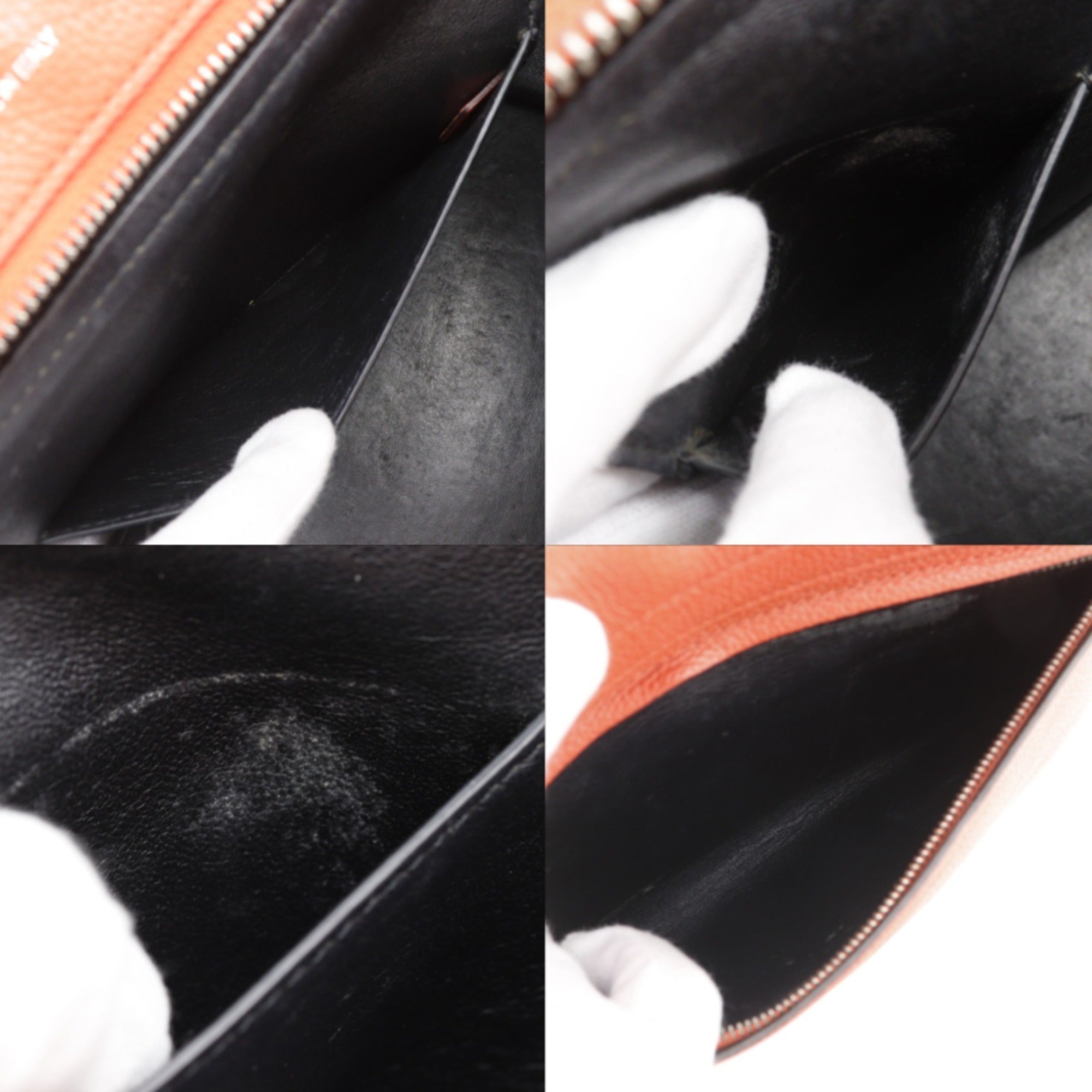 Celine Orange Leather Handbag (Pre-Owned)