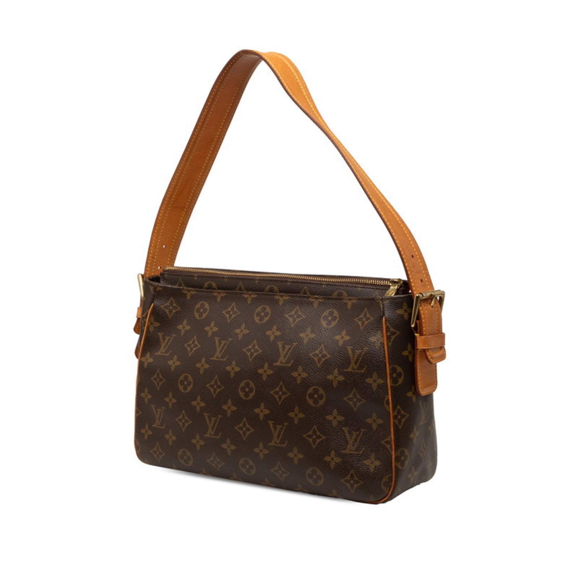 Louis Vuitton Monogram Brown Pvc Leather Shoulder Bag (Pre-Owned)