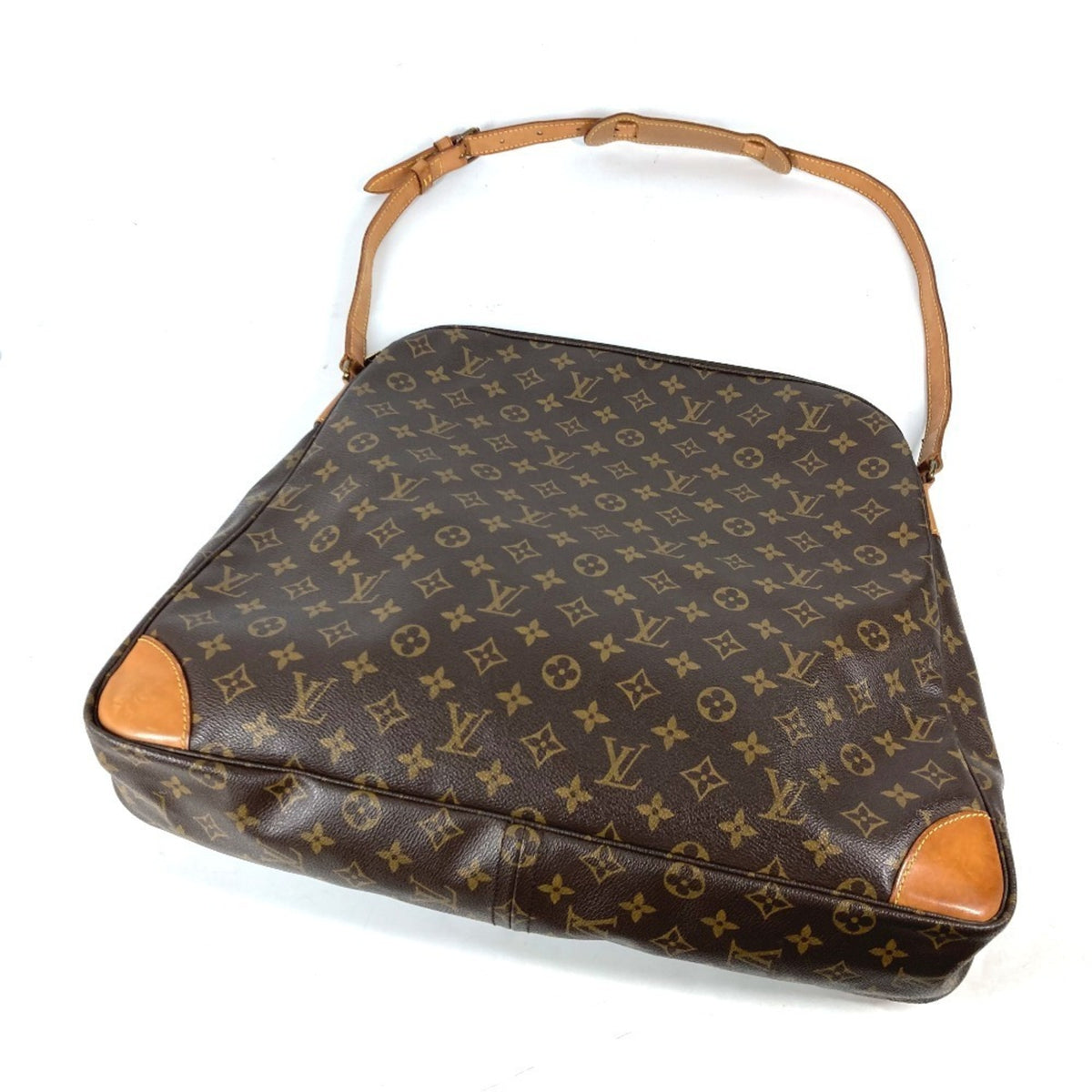 Louis Vuitton Brown Monogram Canvas Shoulder Bag Tote Bag (Pre-Owned)