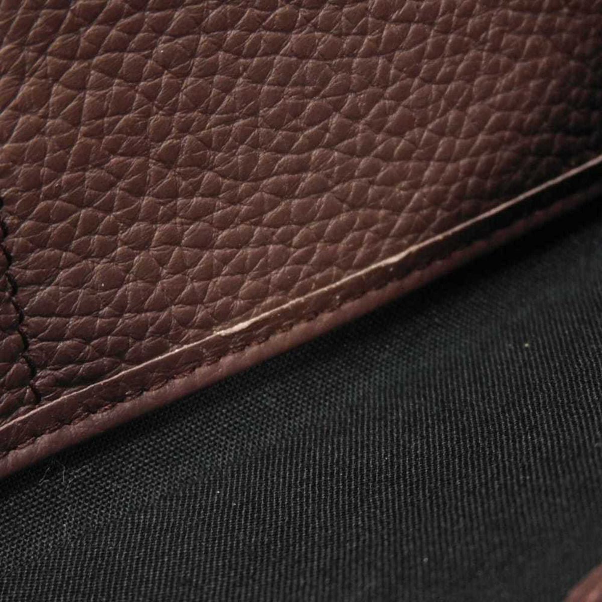 Balenciaga Bordeaux Leather Long Wallet (Bi-Fold) (Pre-Owned)