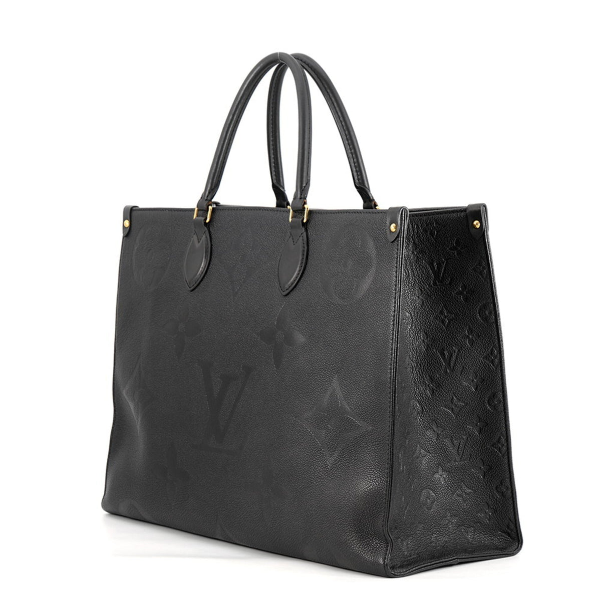Louis Vuitton Black Monogram Noir Monogram Empreinte Handbag Tote Bag (Pre-Owned)