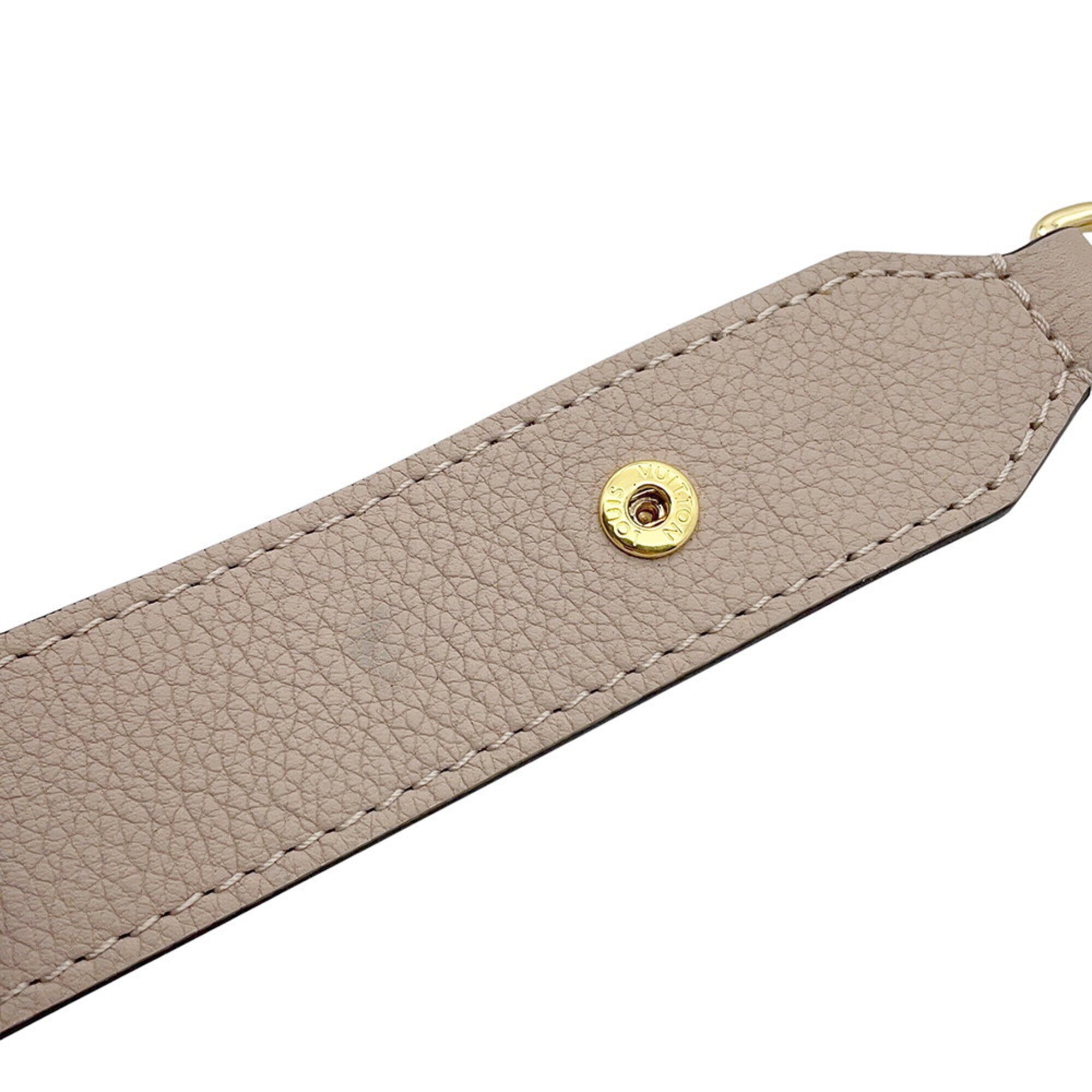 Louis Vuitton Beige Leather Handbag Shoulder Bag (Pre-Owned)