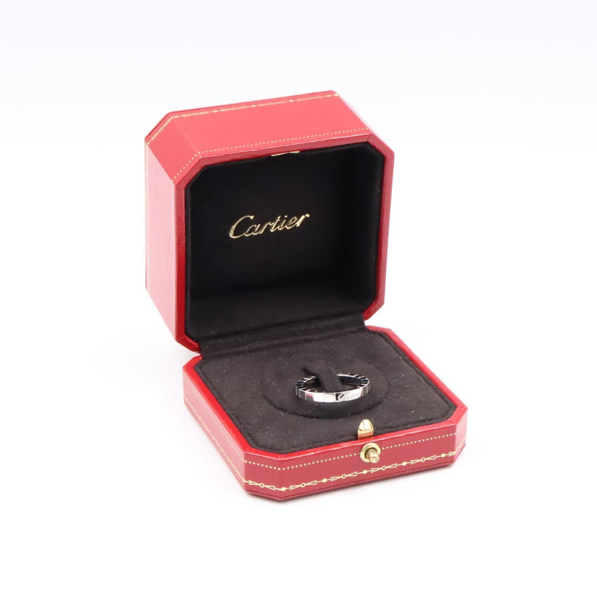 Cartier Silver White Gold (18K) Band Ring (Pre-Owned)