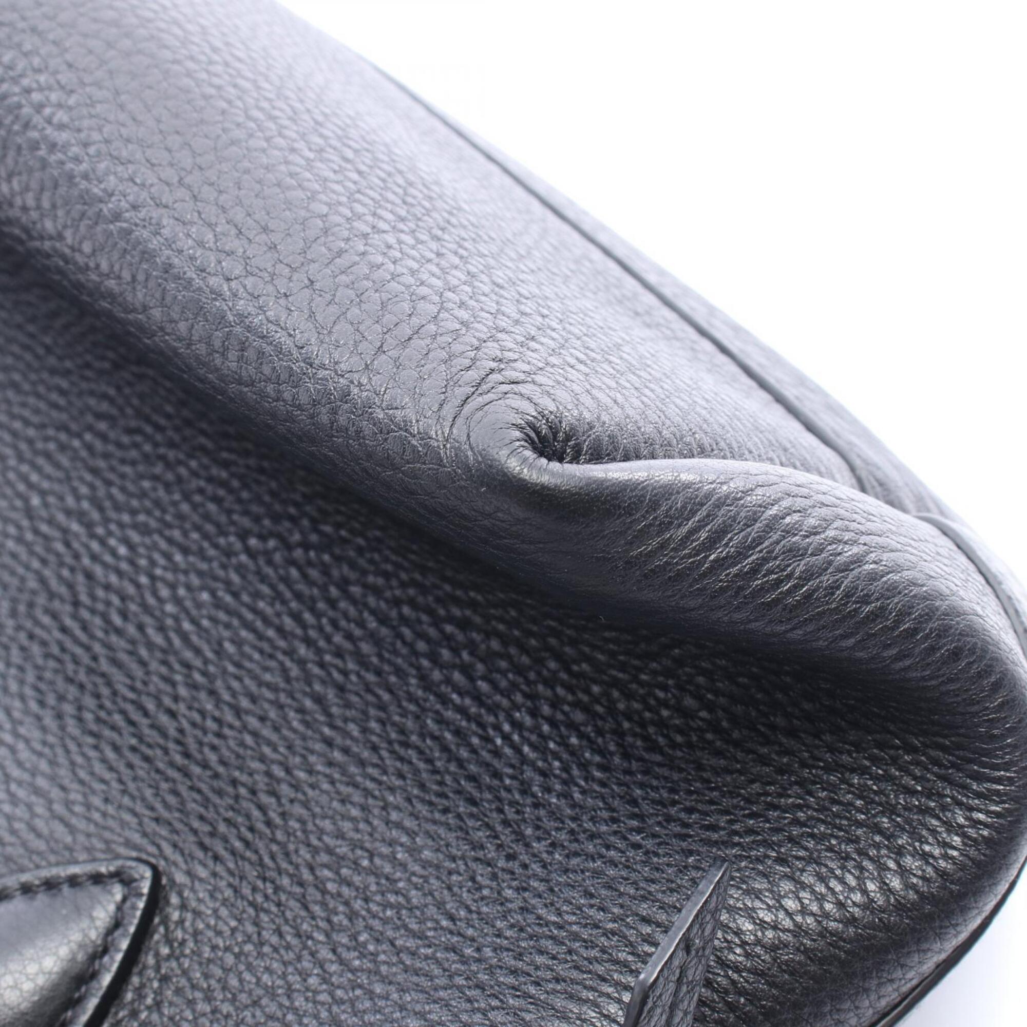 Prada Black Leather Handbag (Pre-Owned)